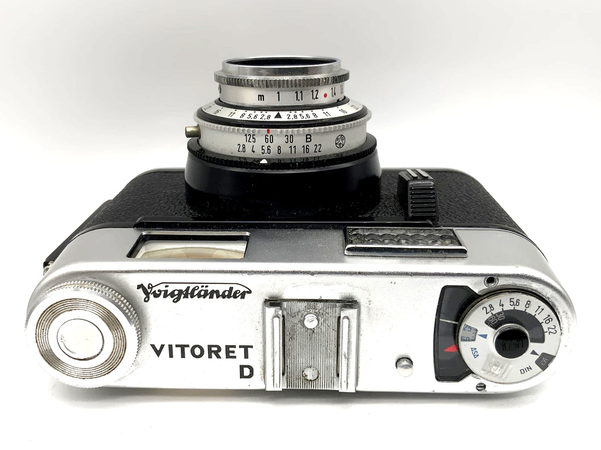 Appareil photo Voigtländer Vitoret D avec objectif Lanthar 1:2.8/50 Prontor 125 ! Indicateur lumineux défectueux !