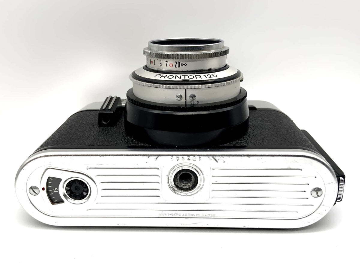 Appareil photo Voigtländer Vitoret D avec objectif Lanthar 1:2.8/50 Prontor 125 ! Indicateur lumineux défectueux !