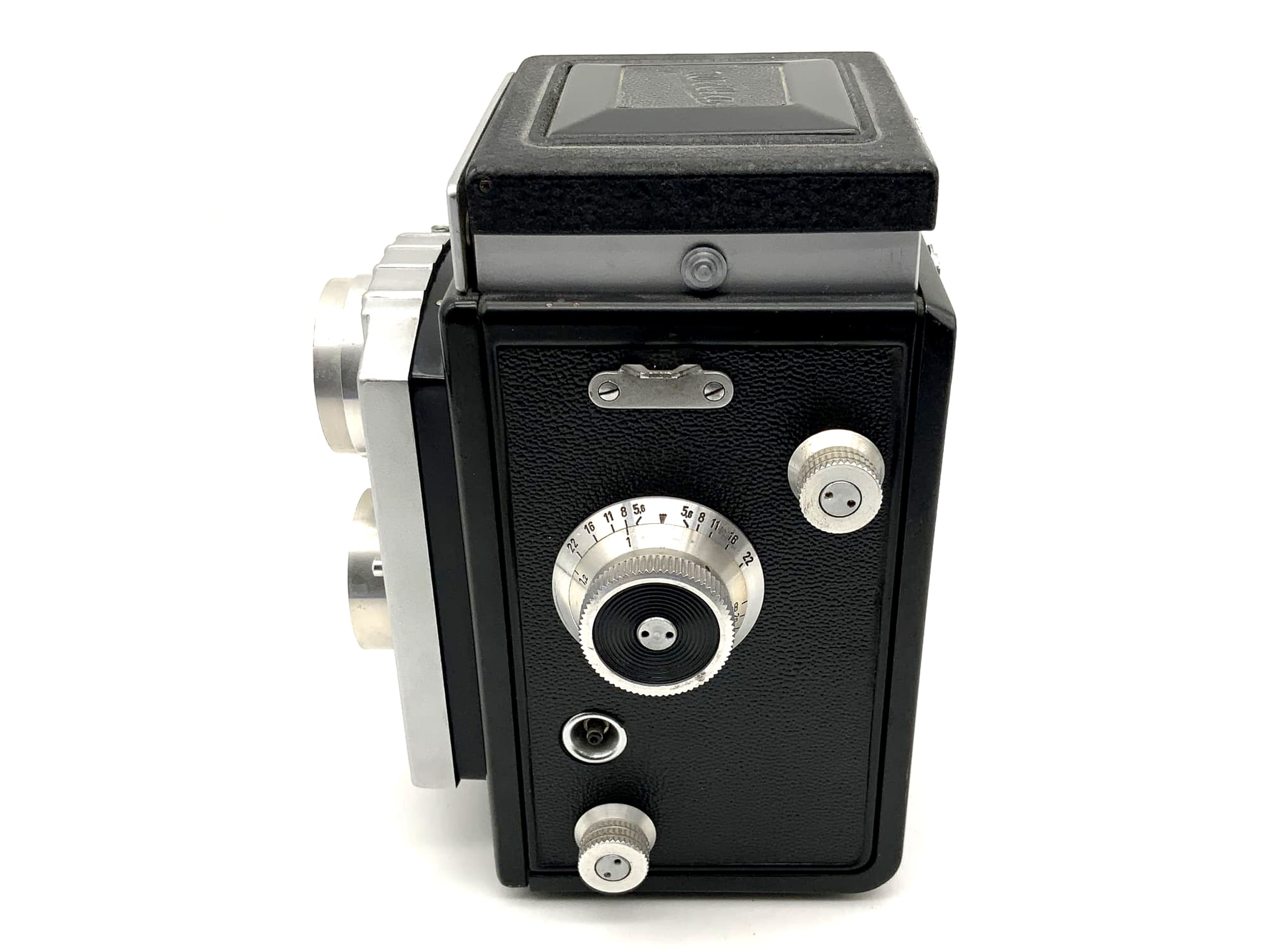 Welta Weltaflex TLR mit Meyer Optik Trioplan 1:3.5/75mm red V Vebur zweiäugig