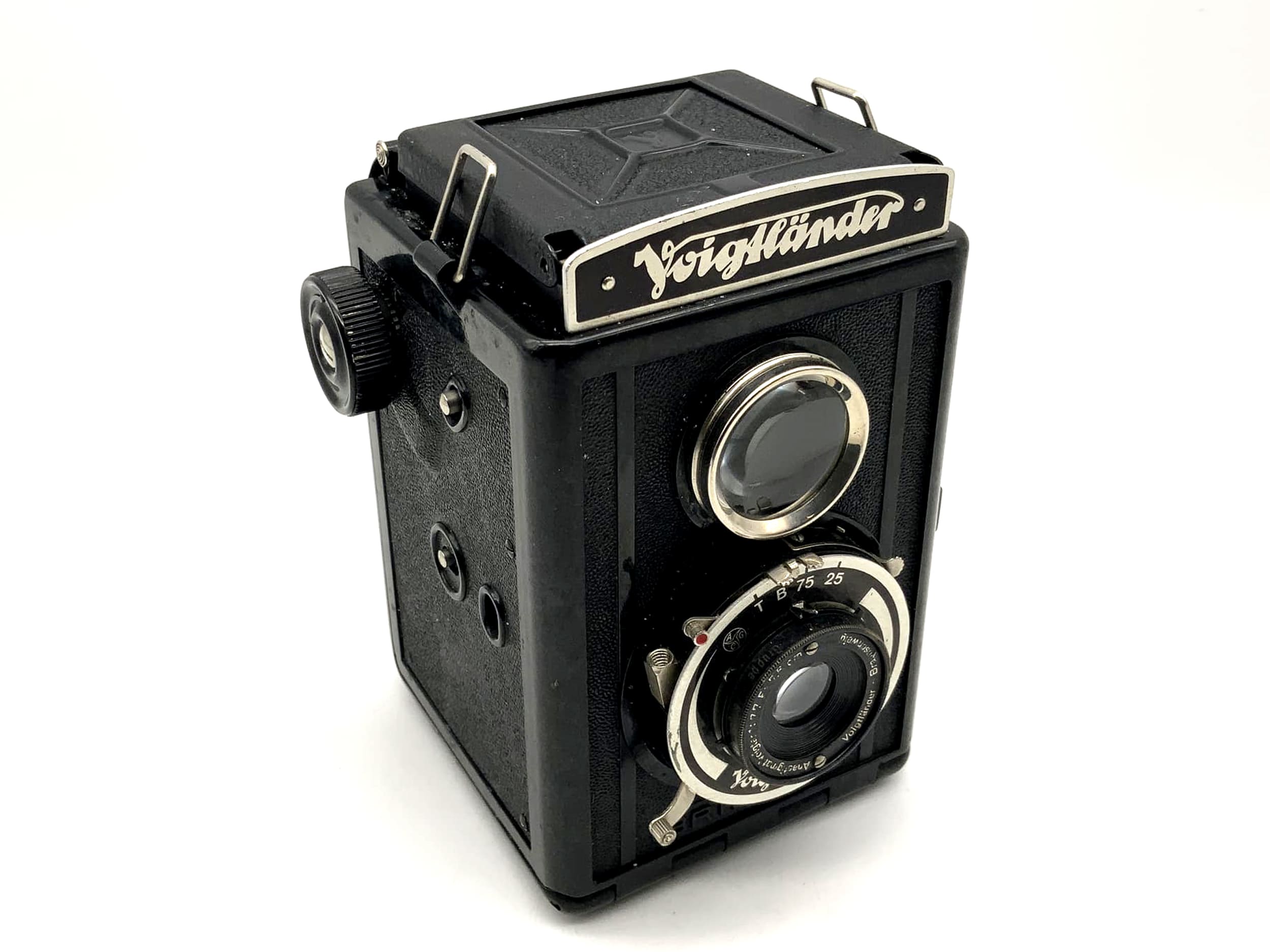 Voigtländer Brillant TLR mit Anastigmat Voigtar 1:7.7 F=7,5cm zweiäugige Kamera