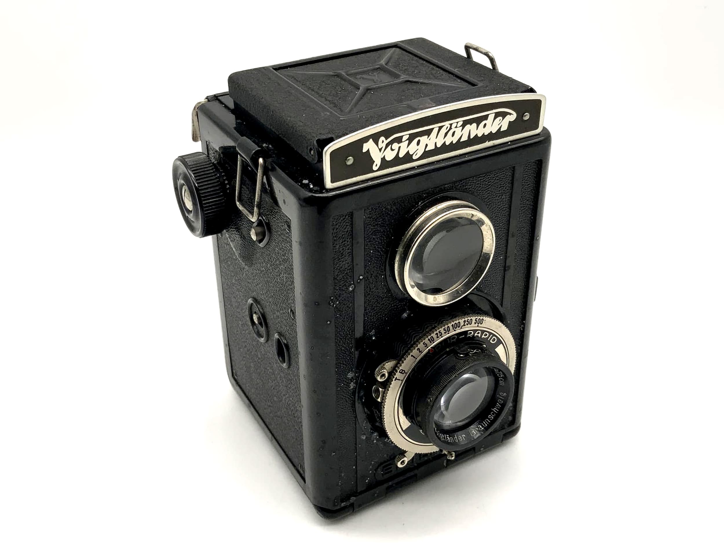 Voigtländer Brillant TLR mit Anastigmat Voigtar 1:7.7 F=7,5cm Compur-Rapid