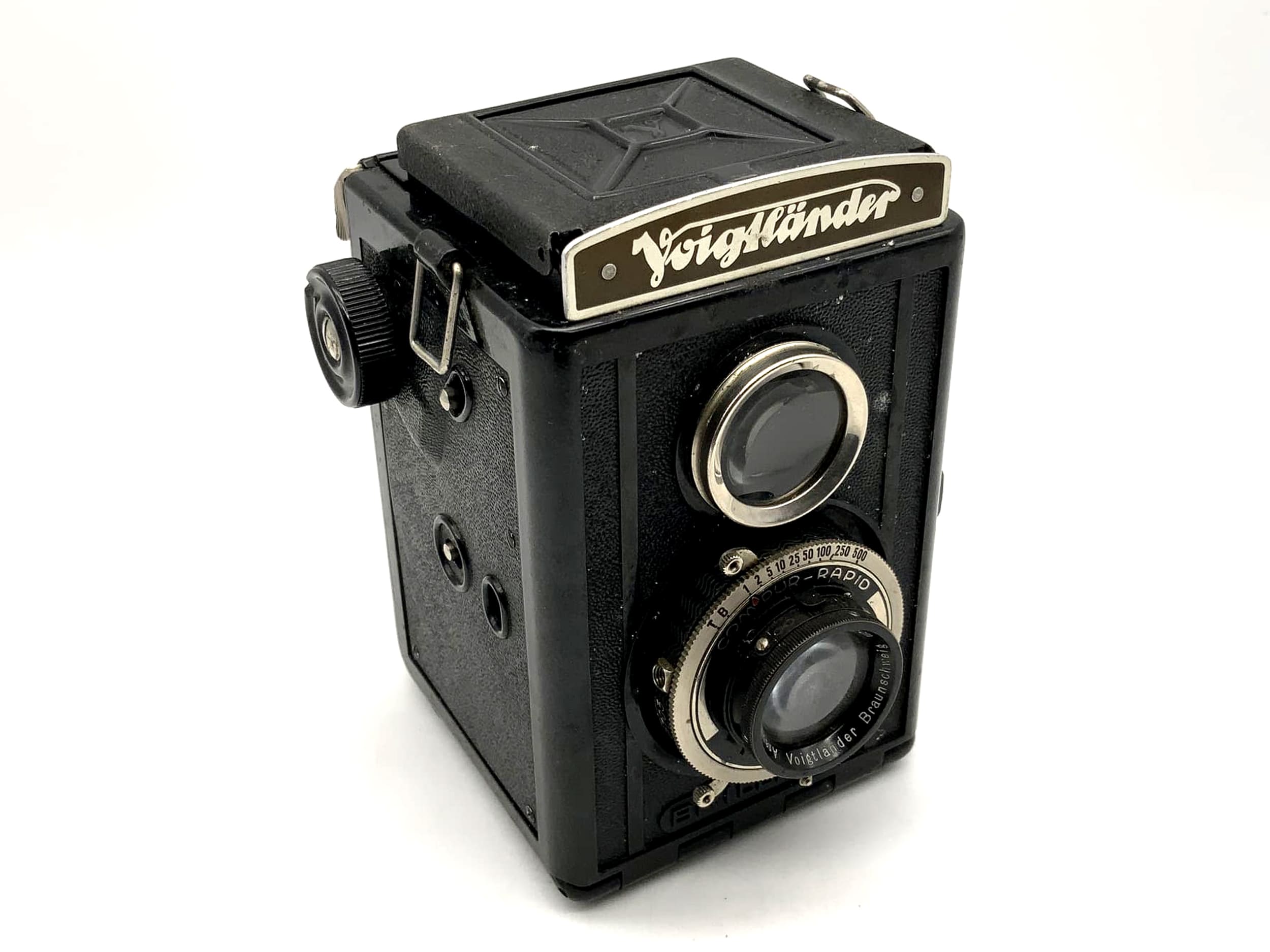 Voigtländer Brillant TLR mit Anastigmat Voigtar 1:3.5 /7,5cm Compur-Rapid Defekt