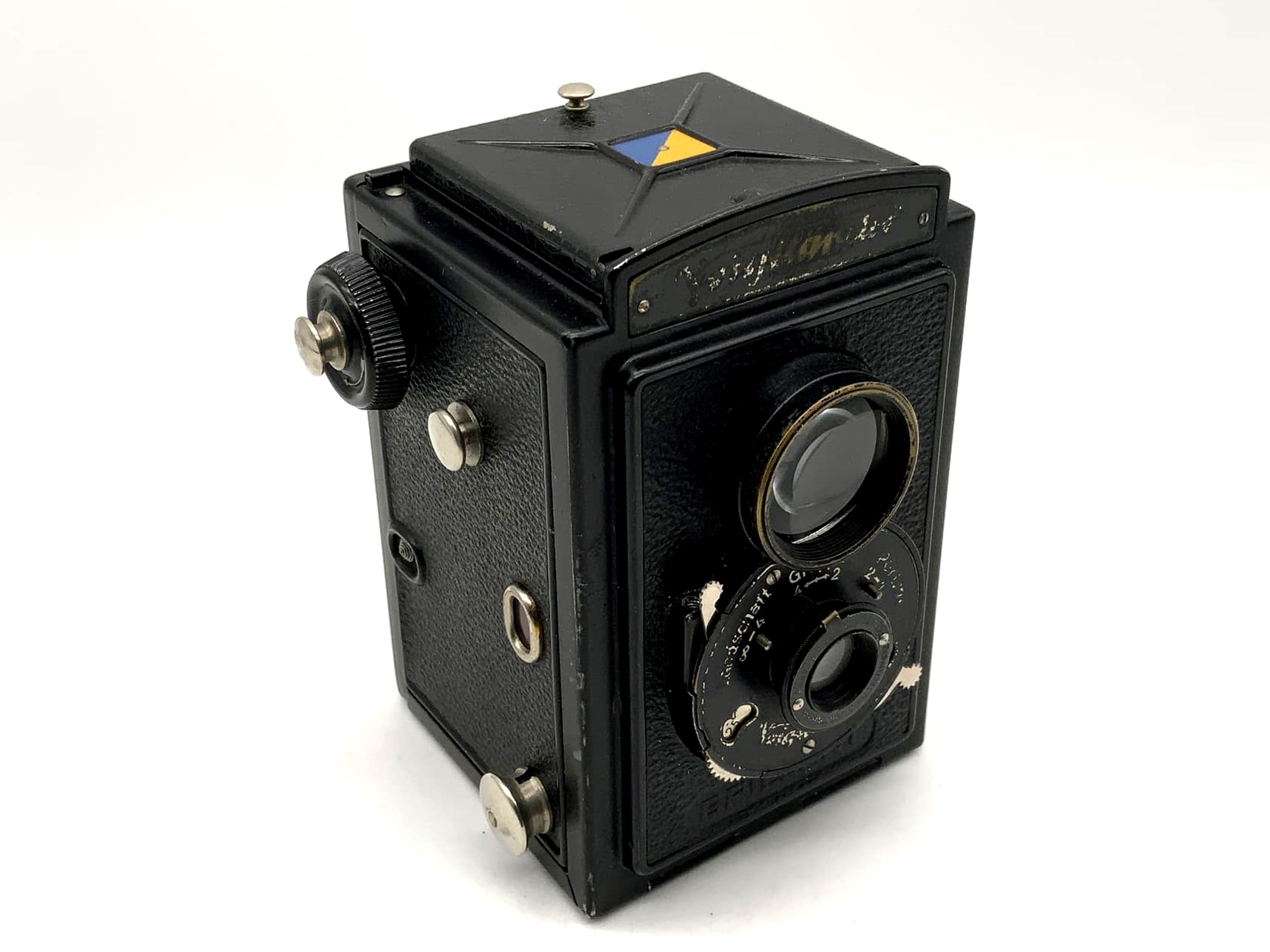 Voigtländer Brillant TLR mit Anastigmat Voigtar 1:9 F=7.5cm zweiäugig Defekt