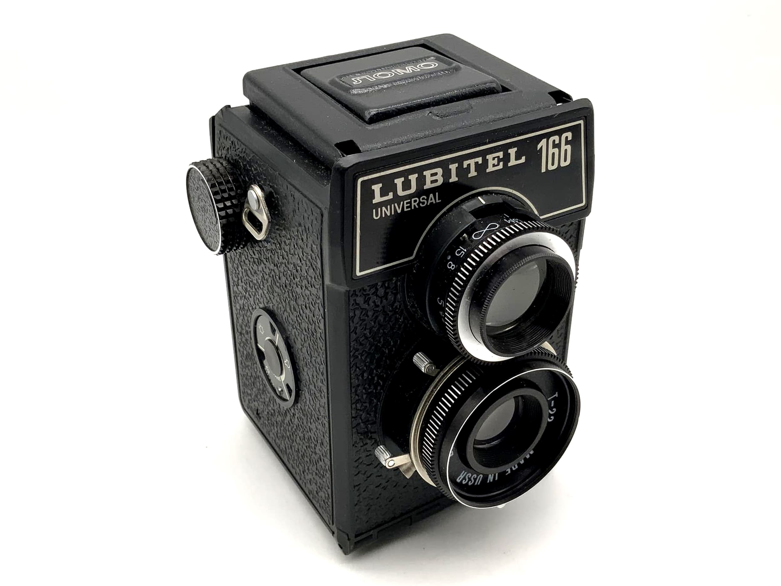 Lomo Lubitel 166 universal TLR mit T-22 4.5/75 USSR zweiäugige Kamera Defekt