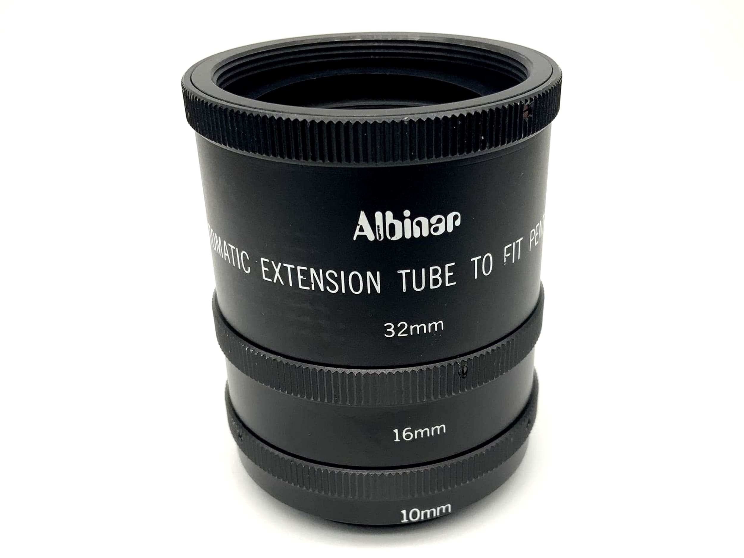 Tube d'extension automatique Albinar compatible avec Pentax 10 mm + 16 mm + 32 mm (M42)
