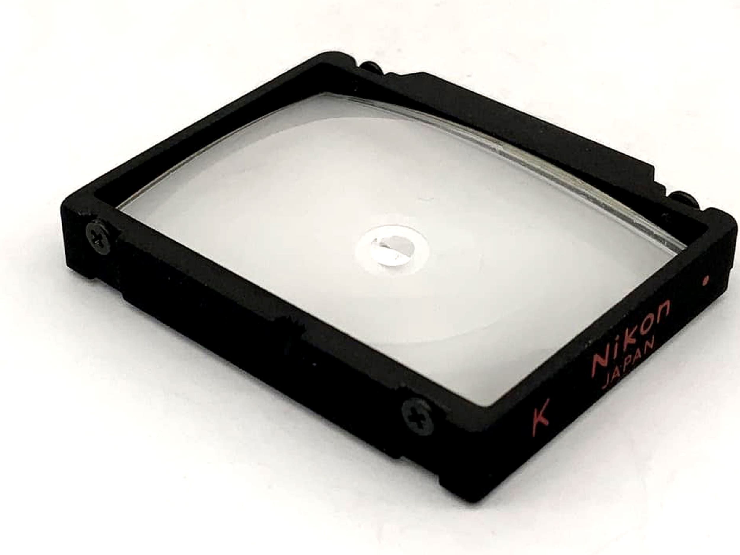 Nikon Type K focusing screen for Nikon F3, red dot focusing screen