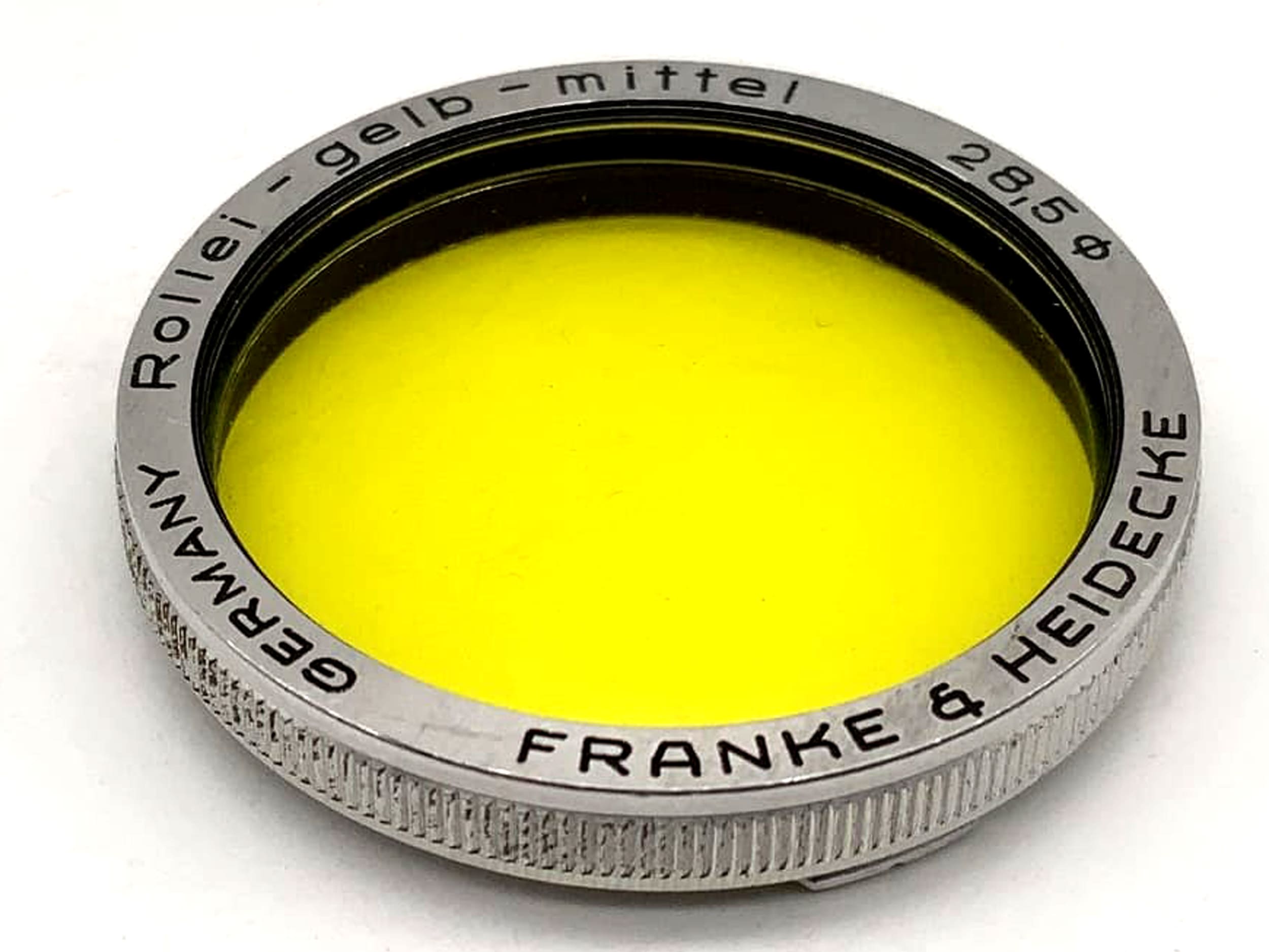 Rollei Farbfilter gelb mittel yellow für Rolleiflex f/3.5 Tessar/ Xenar (R I)
