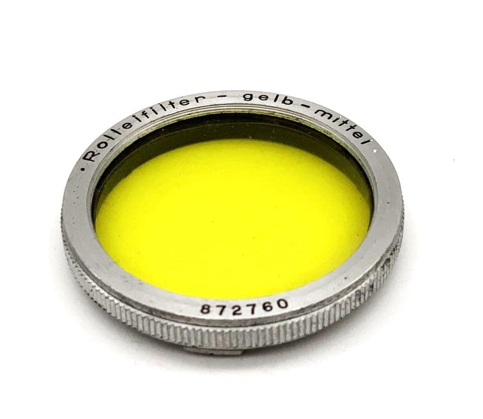 Rollei Farbfilter gelb mittel yellow für Rolleiflex f/3.5 Tessar/ Xenar (R I)