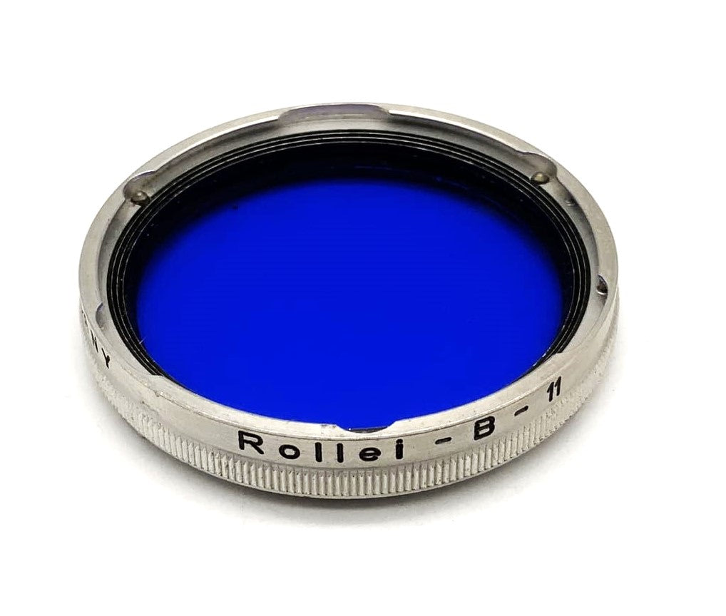 Rollei Farbfilter B11 Blau Blue für Rolleiflex f/2.8 Xenotar/Planar (R III)