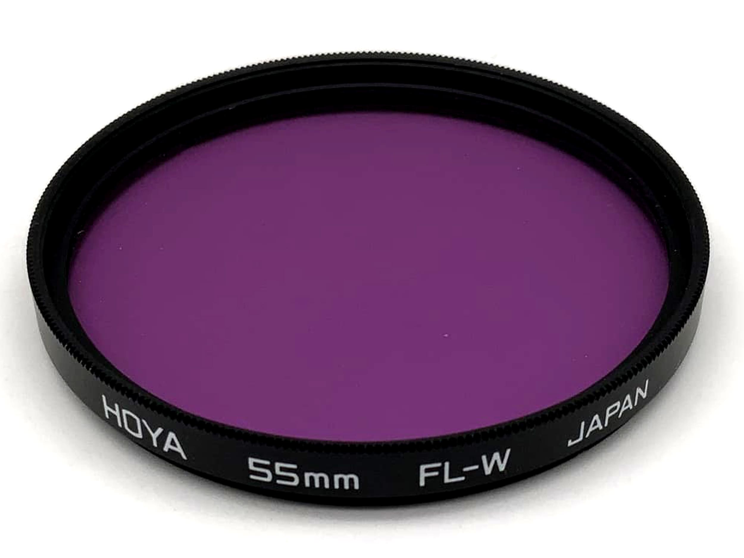 Hoya Farbfilter FL-W Lila Purple Korrekturfilter Filter 55mm Kreisförmig M55