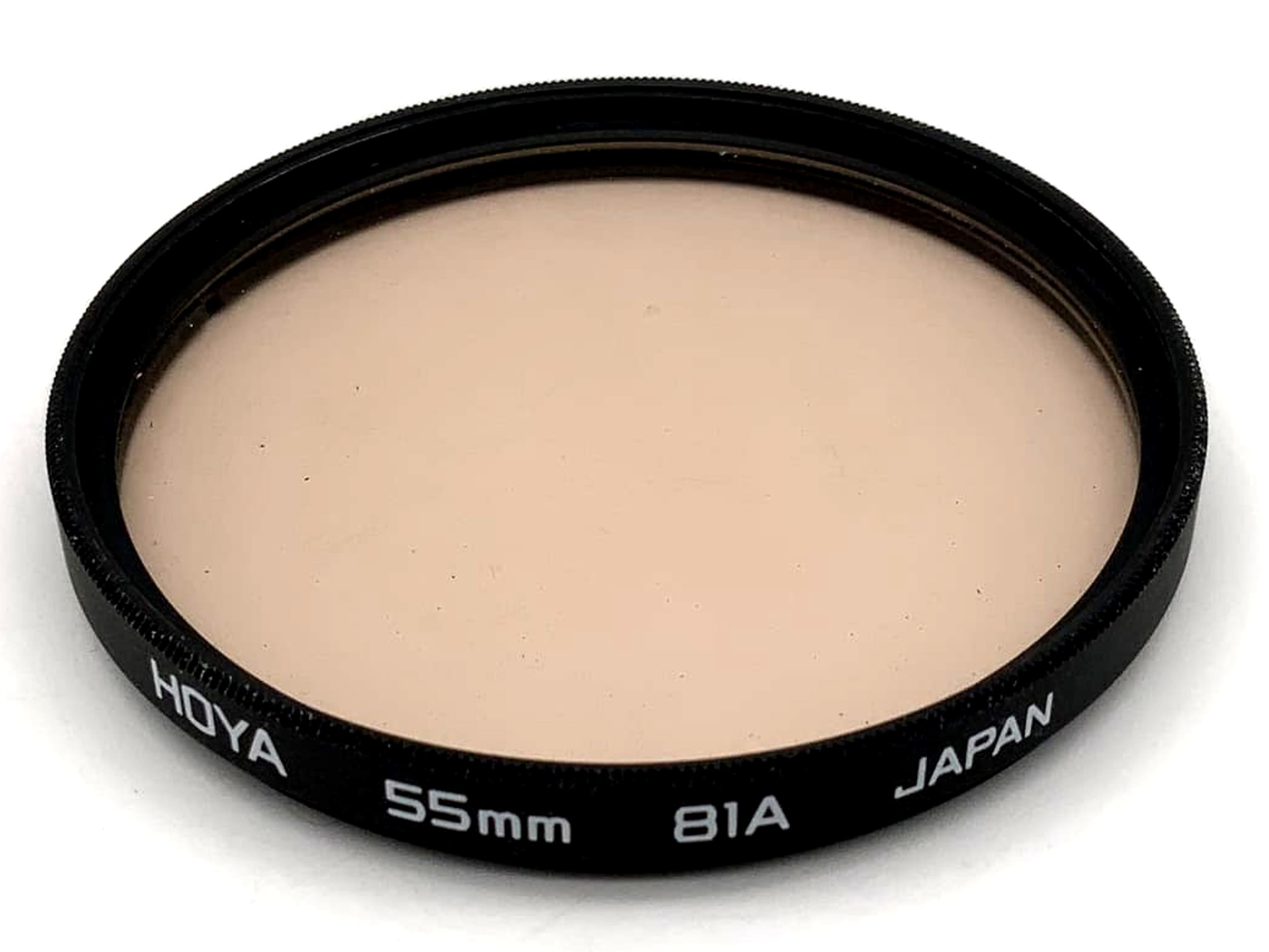 Hoya Farbfilter 81A Korrekturfilter Filter 55mm Kreisförmig Filtergewinde M55