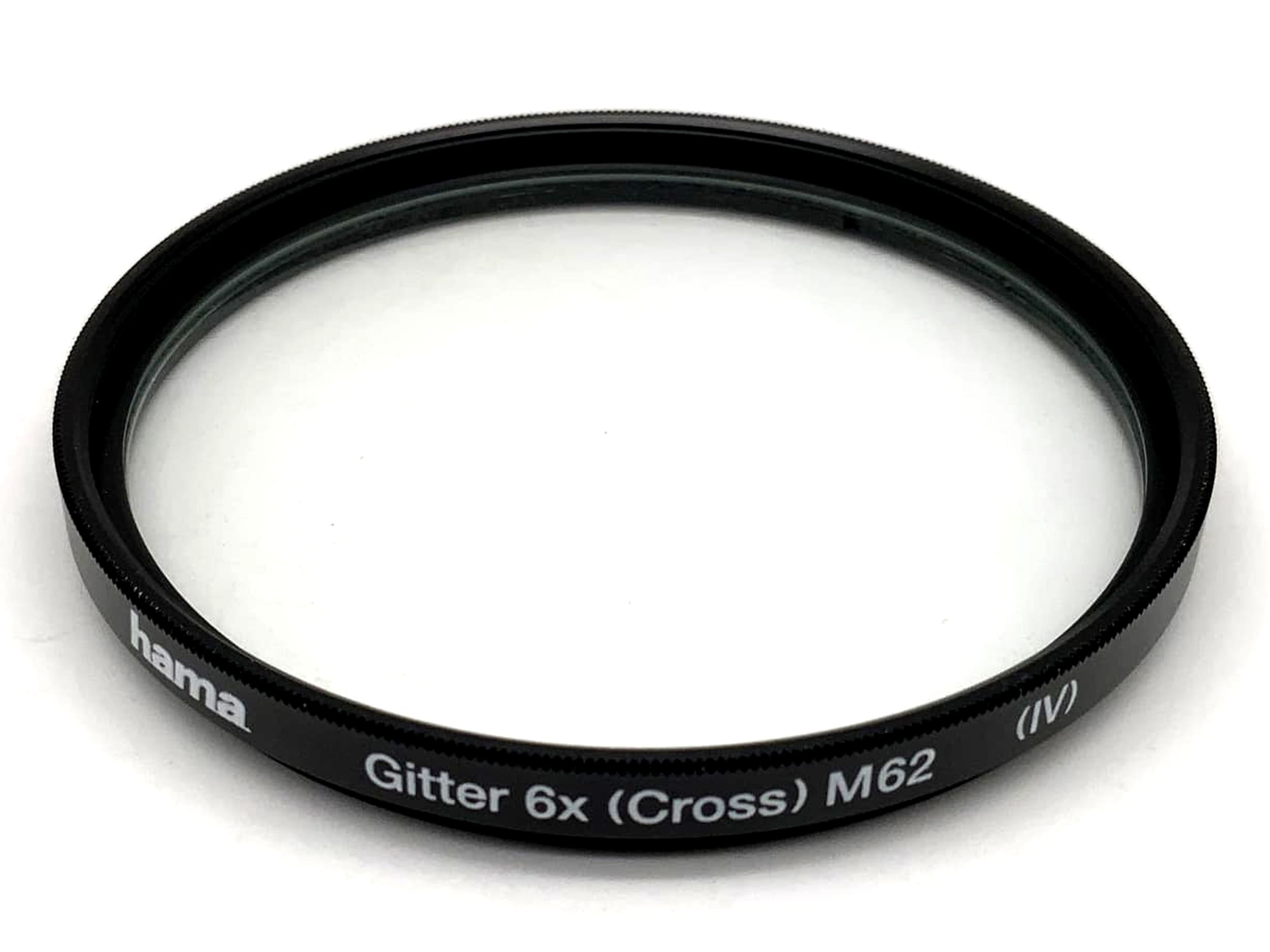 Hama Gitter 6x (Cross) (IV) Filter 62mm Kreisförmig Filtergewinde M62