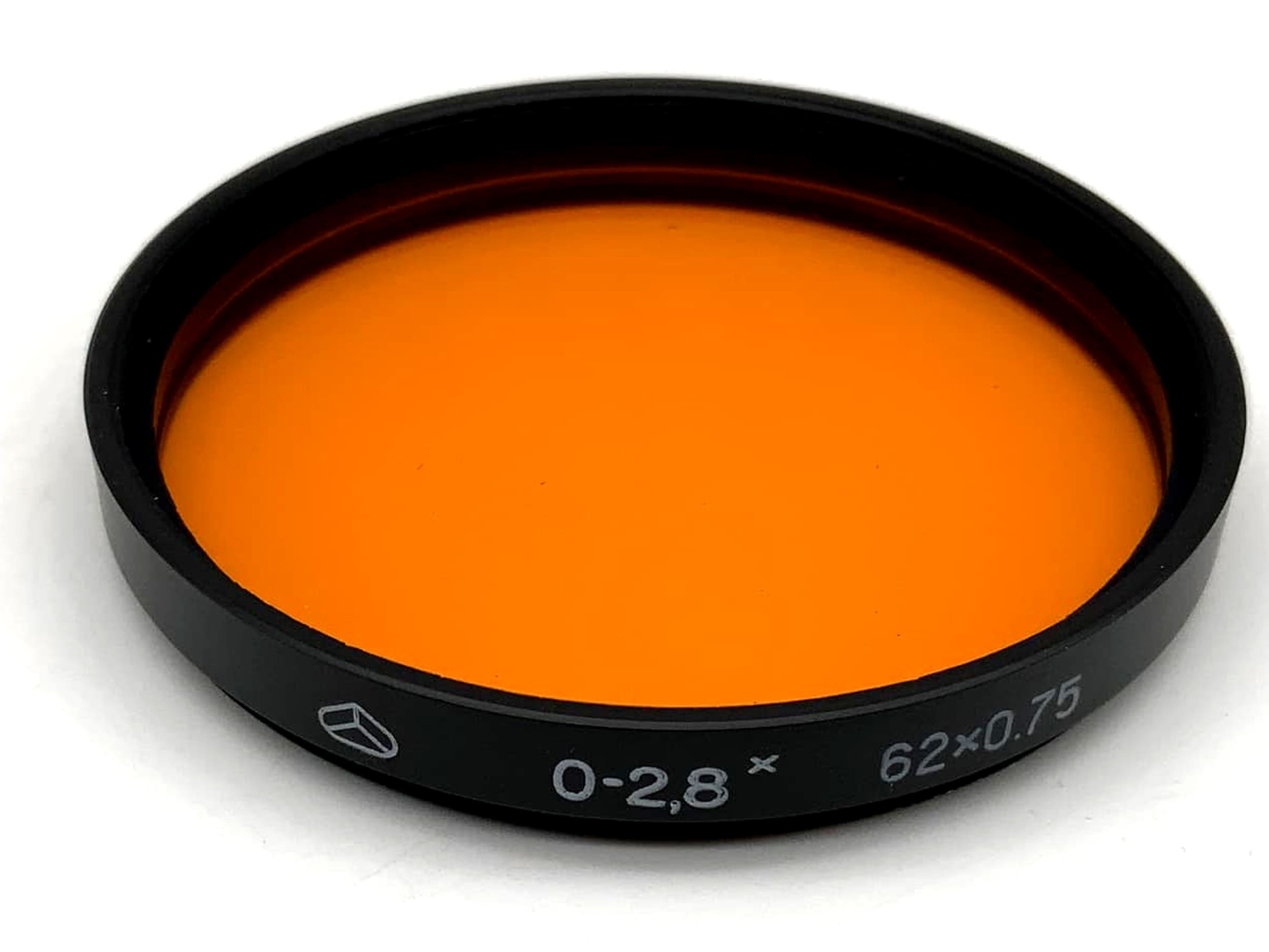 Zenit Farbfilter 0-2.8x orange Orangefilter 62x0,75 Filter 62mm Kreisförmig M62
