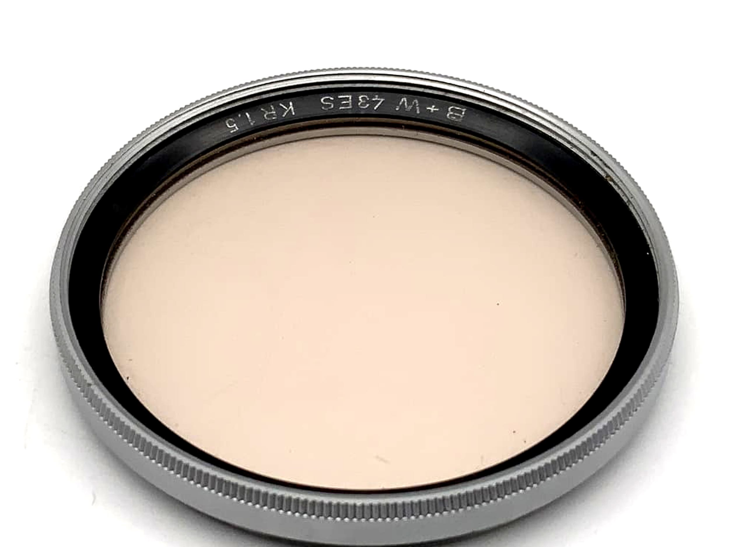 B+W Korrekturfilter KR1.5 Filter 43mm Kreisförmig Filtergewinde M43