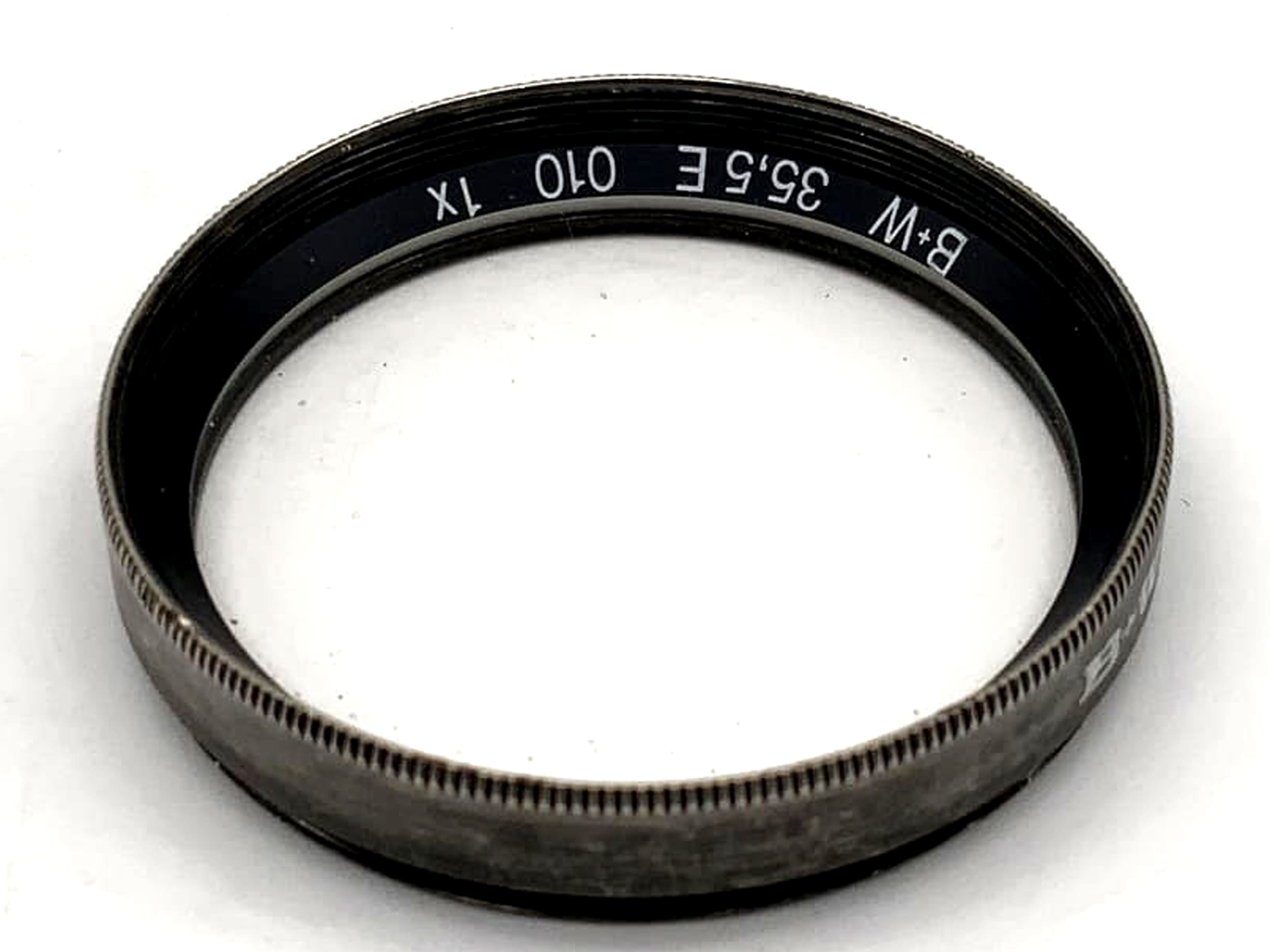 B+W UV Filter 010 1x schwarz Filter 35,5mm Kreisförmig Filtergewinde M35