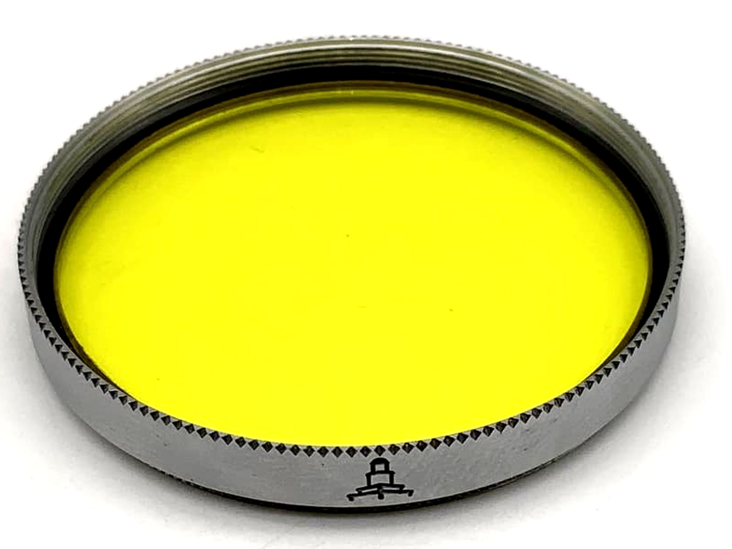 Pentacon Farbfilter G2 Gelb yellow Filter 40,5mm Kreisförmig Filtergewinde M40