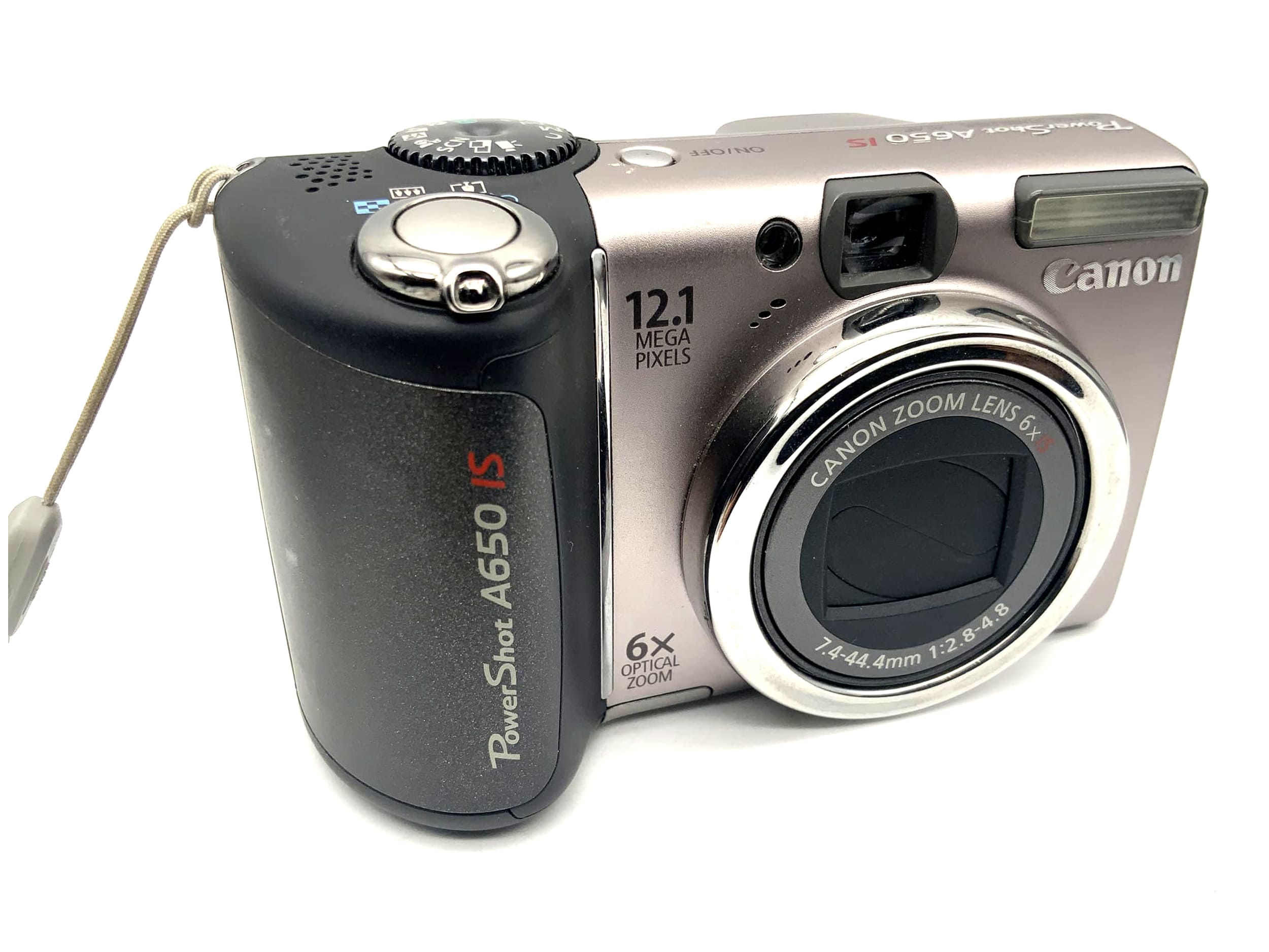 Canon Power Shot A650 IS mit Zoom Lens 6x IS 7.4-44.4mm 1:2.8-4.8 12.1 MP Ai AF