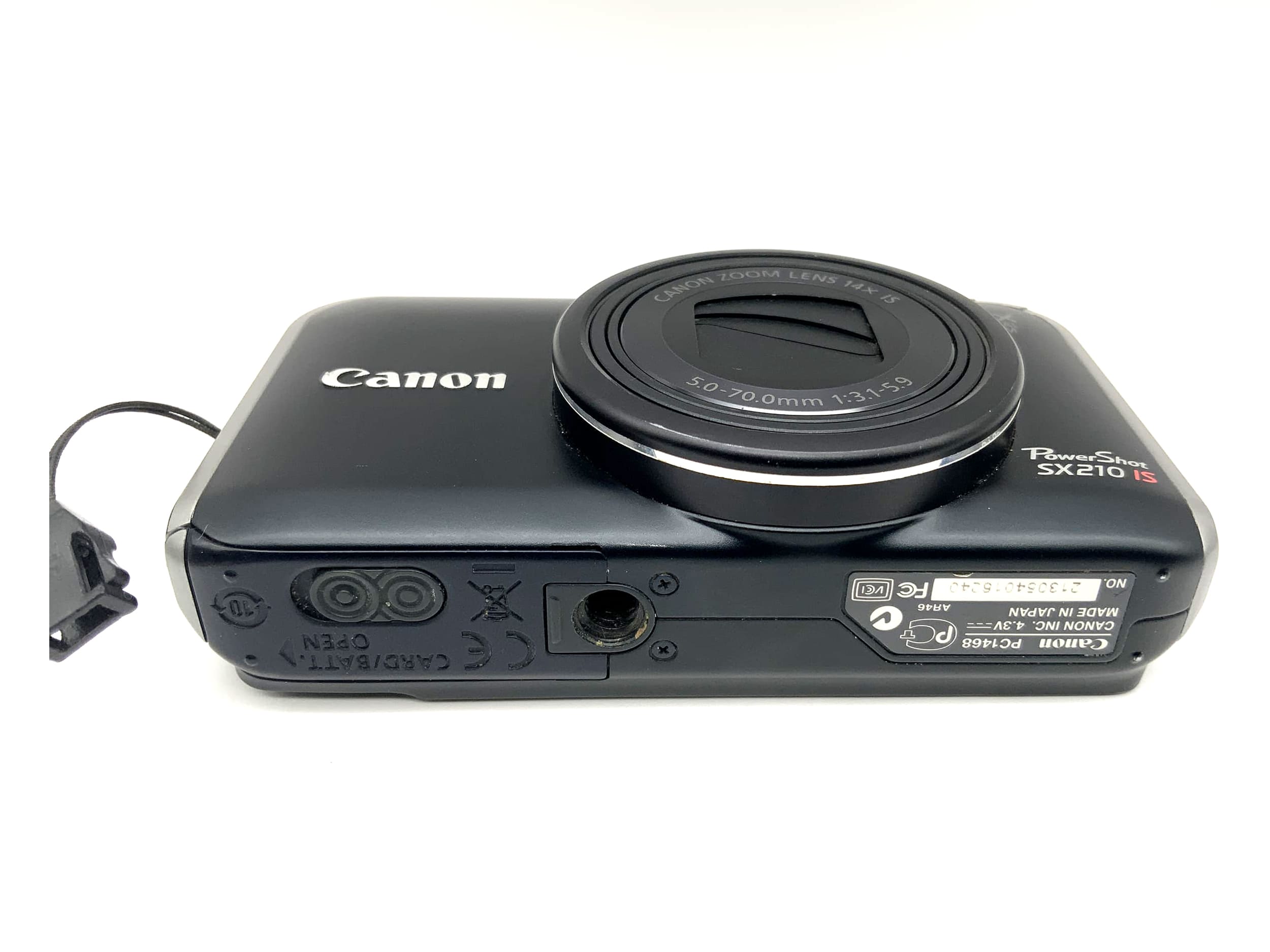 Canon PowerShot SX210 IS mit Zoom Lens 14x IS 5.0-70.0mm 1:3.1-5.9 14.1 MP