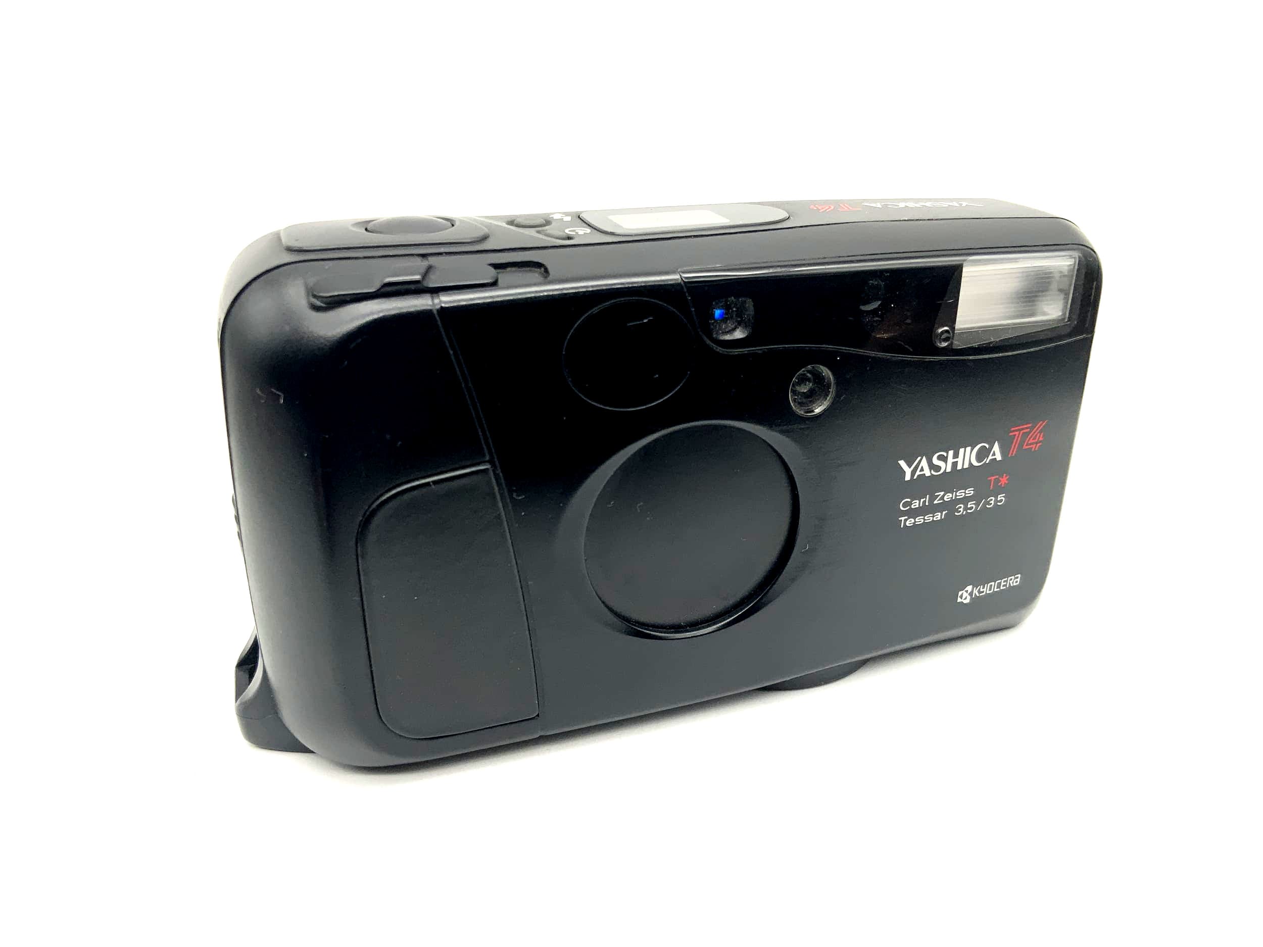 Yashica T4 Point&Shoot mit Carl Zeiss Tessar 3,5/35 Analogkamera 35mm Kyocera