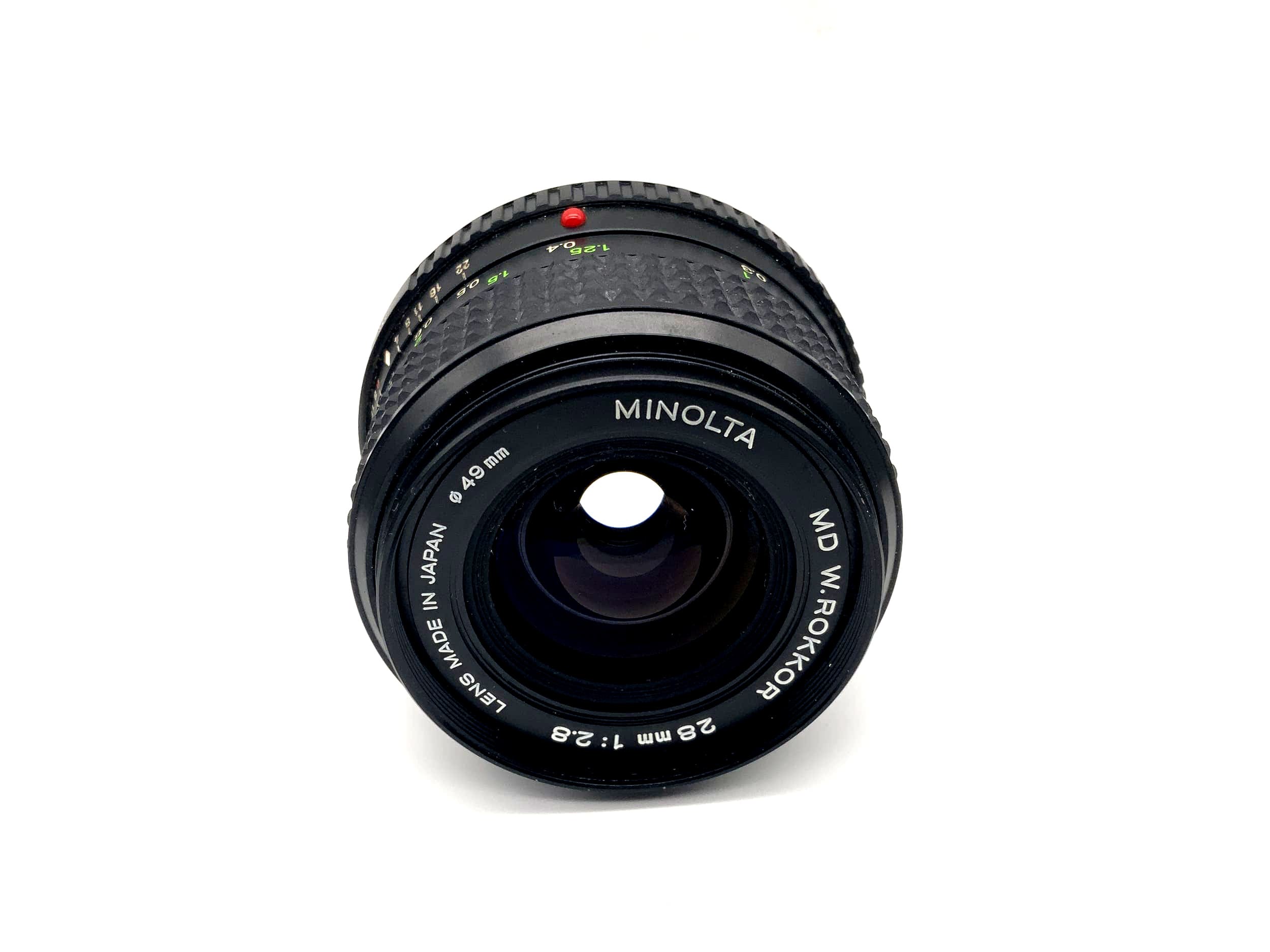 Minolta 28mm 1:2.8 Objektiv MD W.Rokkor Kamera Camera Lens (Minolta MD)