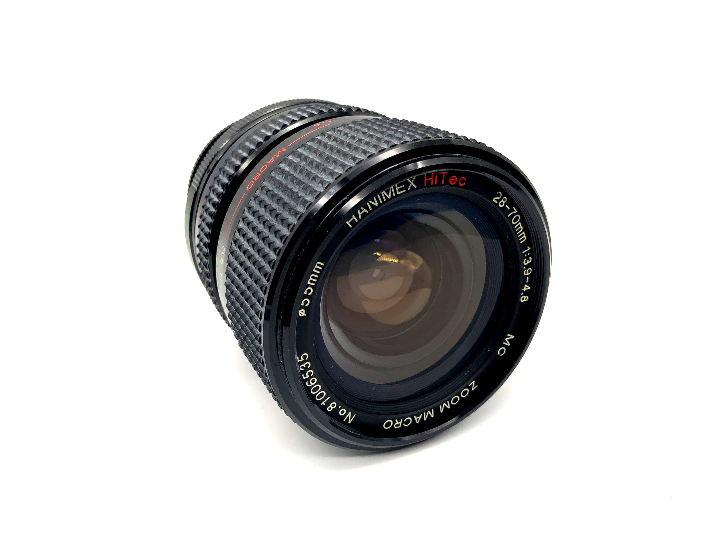 Hanimex 28-70mm 1:3.9-4.8 Objektiv Hi Tec MC Multi Coating Lens (M42)