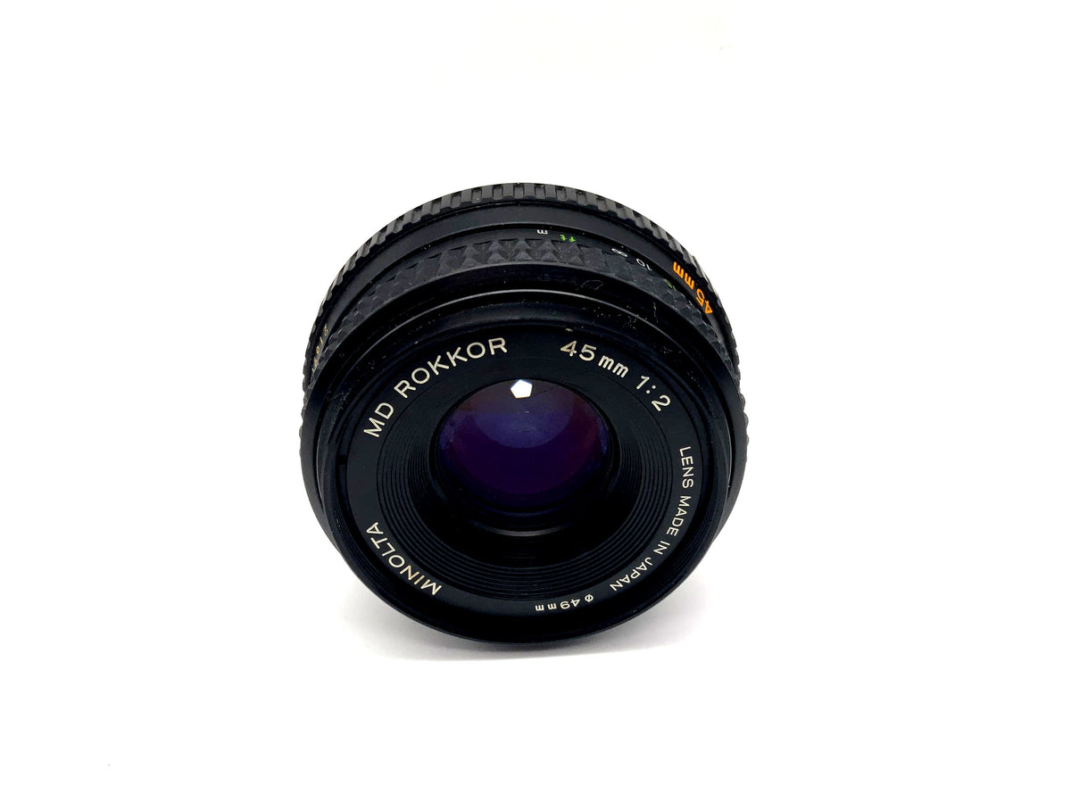 Minolta 45mm 1:2 Lens MD Rokkor Camera Camera Lens (Minolta MD)