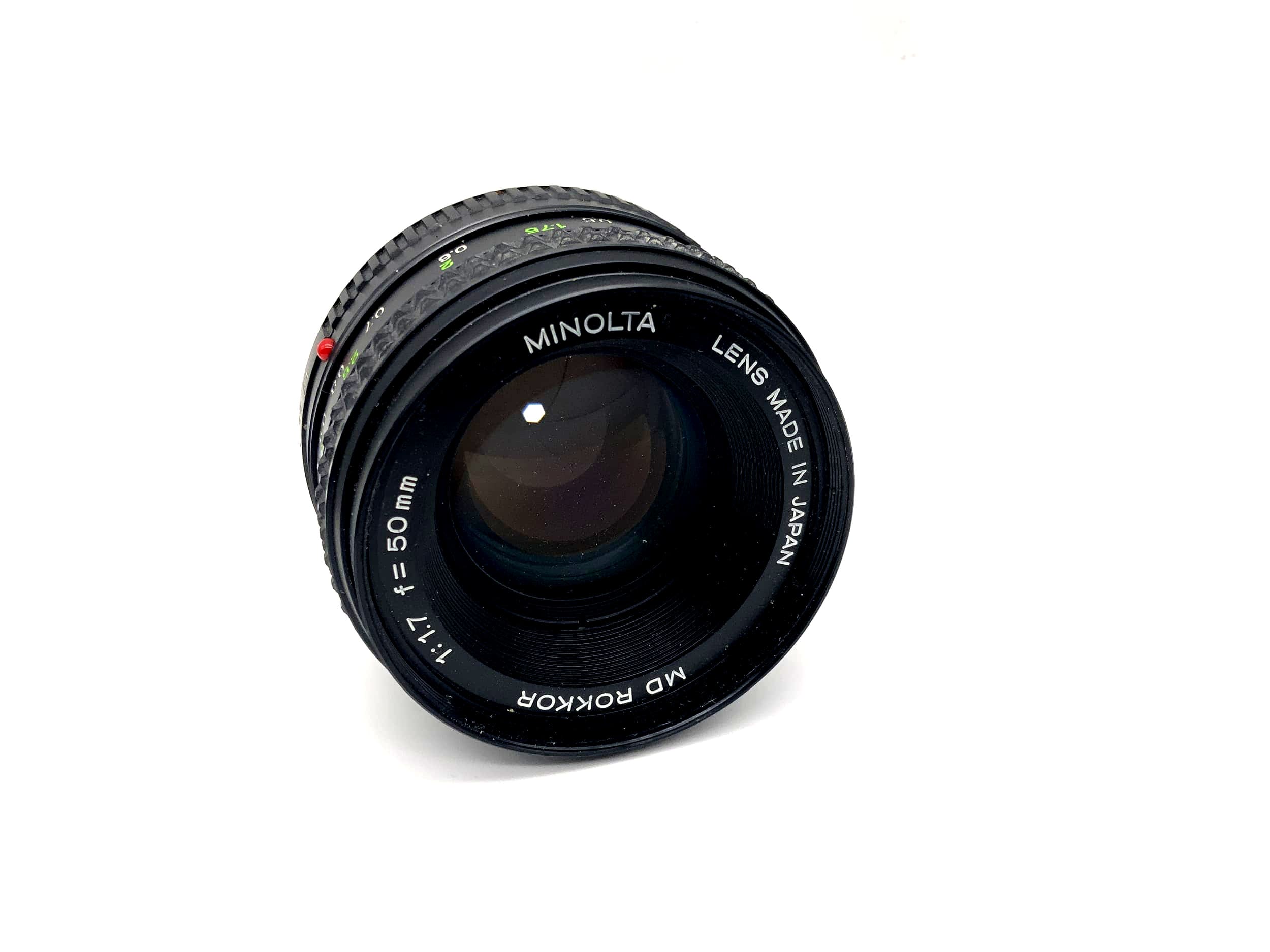 Minolta 50mm 1:1.7 Objektiv MD Rokkor Kamera Camera Lens (Minolta MD)