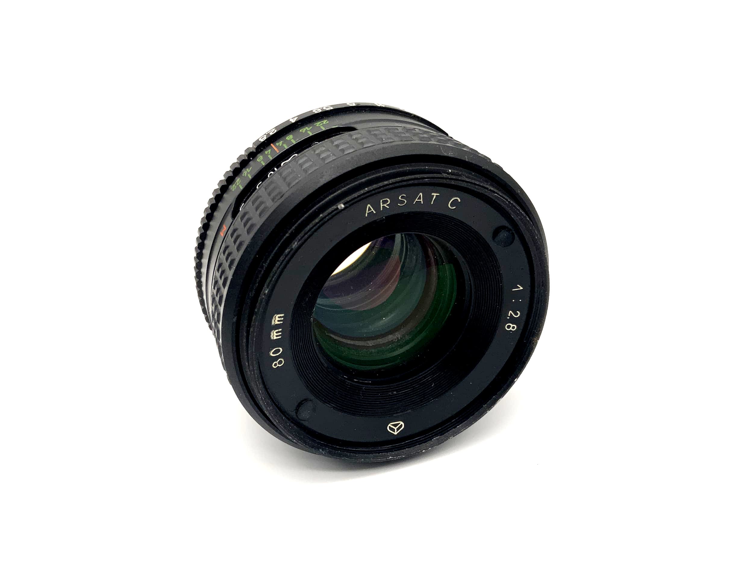 Arsat 80mm 1:2.8 Objektiv Kiev 60 Arsat C !Blenden defekt! Lens (Pentacon Six)