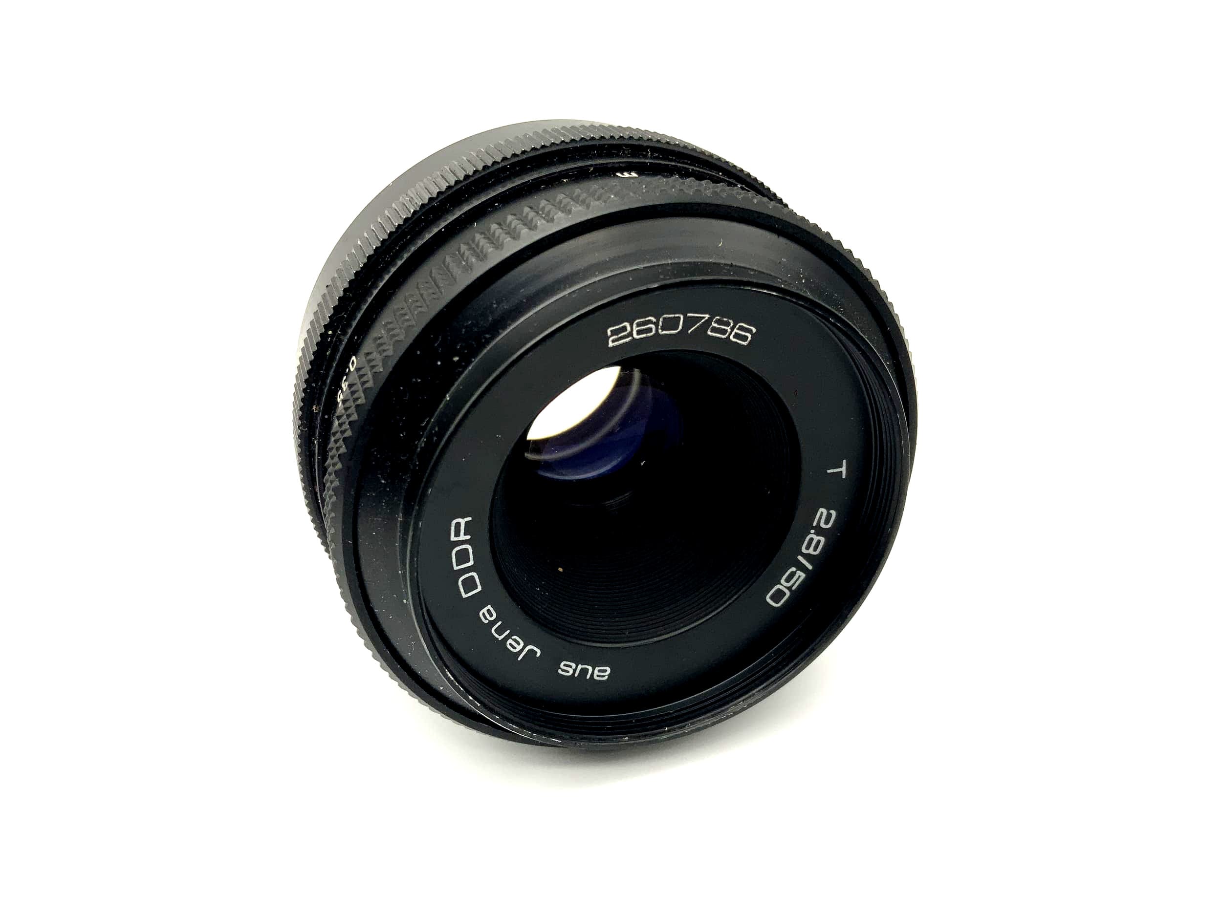 Carl Zeiss 50mm 1:2.8 Objektiv Tessar aus Jena DDR Kamera Camera Lens (M42)