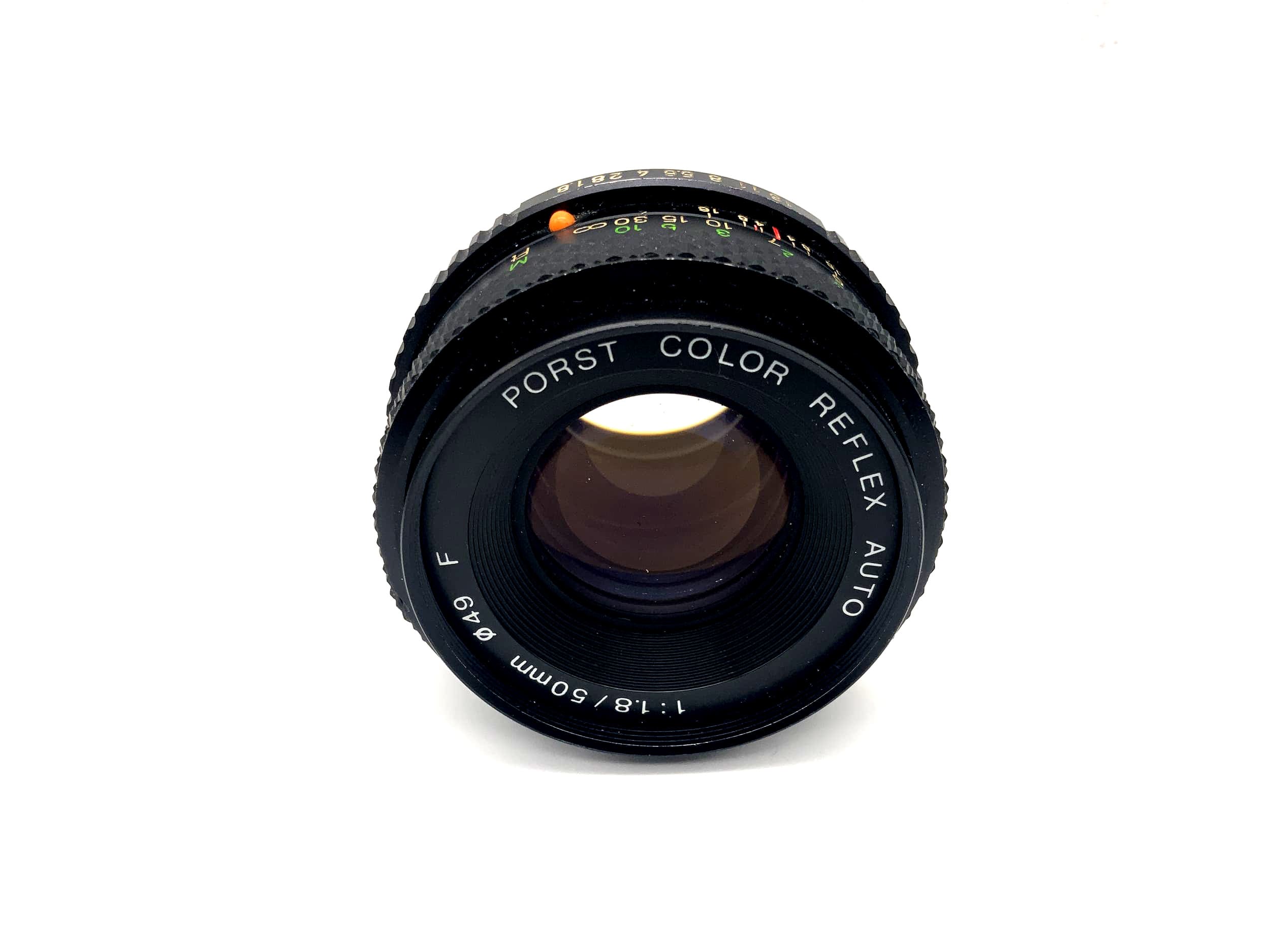 Porst 50mm 1:1.8 Objektiv F Color Reflex Auto Kamera Camera Lens (M42)