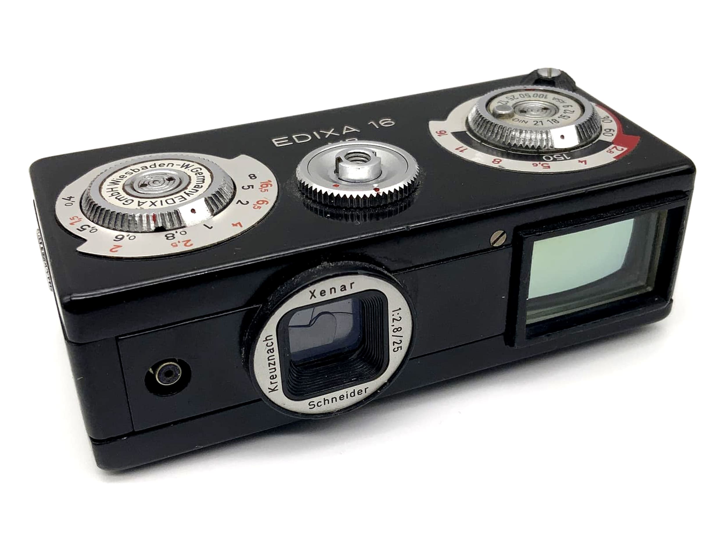 Edixa 16 MB mit Schneider Kreuznach Xenar 1:2.8/25 Miniaturkamera Kleinstbild