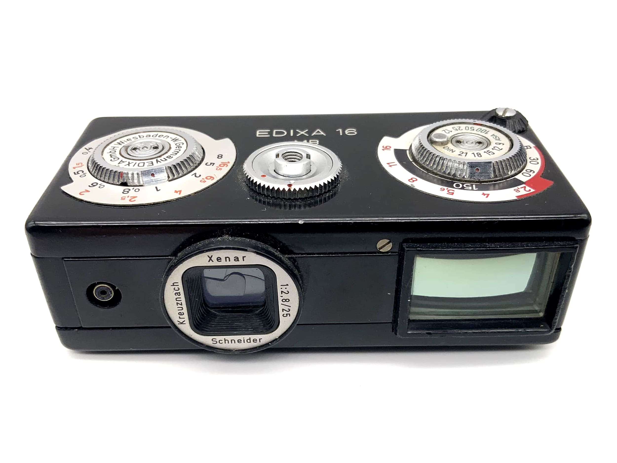 Edixa 16 MB mit Schneider Kreuznach Xenar 1:2.8/25 Miniaturkamera Kleinstbild