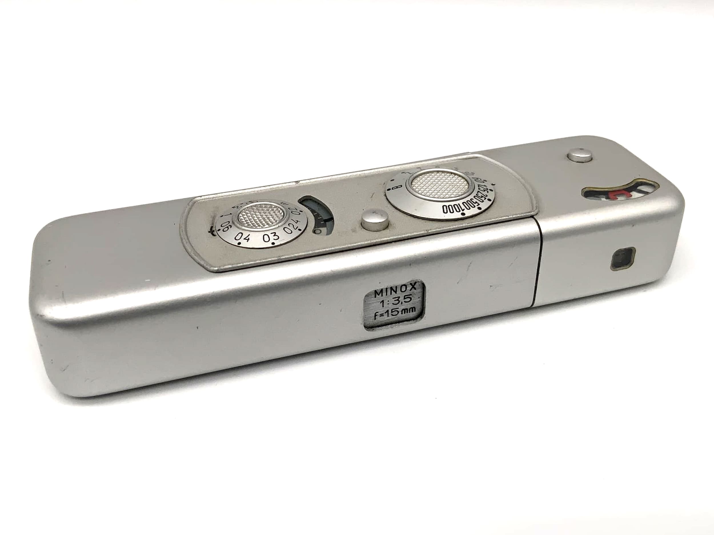 Minox BL mit Minox 1:3,5 f=15mm Miniaturkamera Spy Cam Spionagekamera