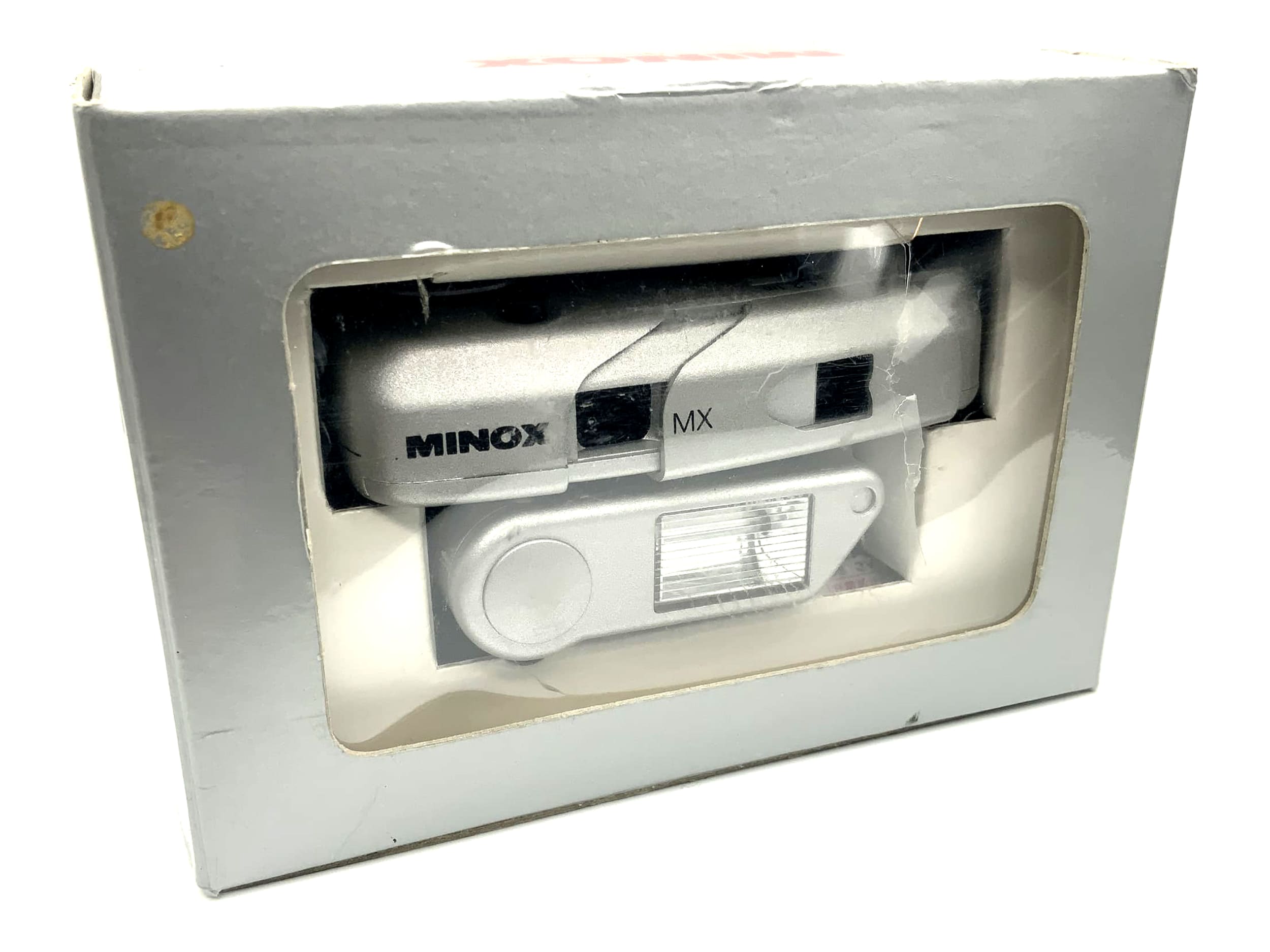 Minox MX mit Minox 1:4.8 f=15mm 60209 mit OVP und Blitz Miniaturkamera Spy Cam