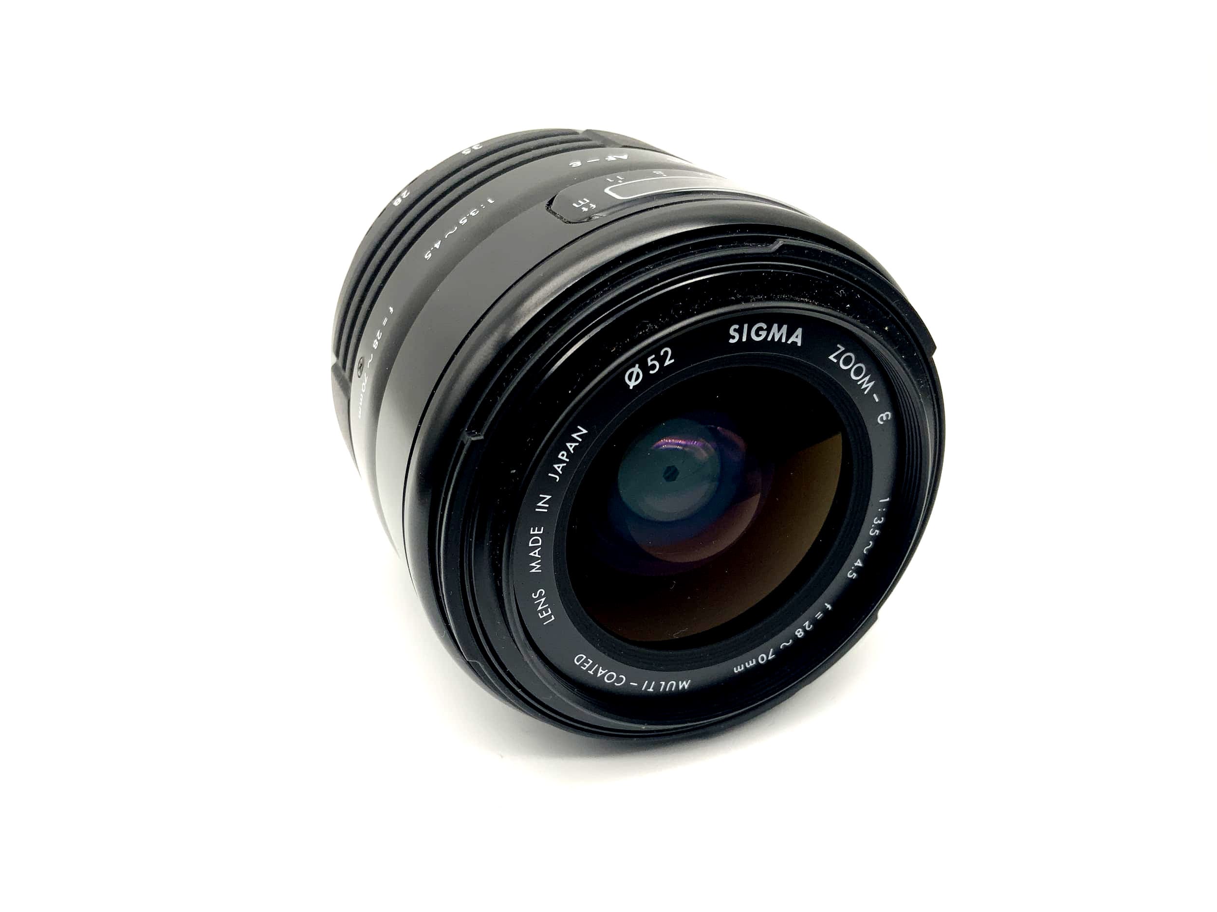 Sigma 28-70mm 1:3.5-4.5 Objektiv Zoom-E AF-E Multi Coated MC Lens (Nikon AF)