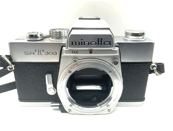 Minolta SRT 303 35mm SLR analog single-lens reflex camera (Minolta MD)