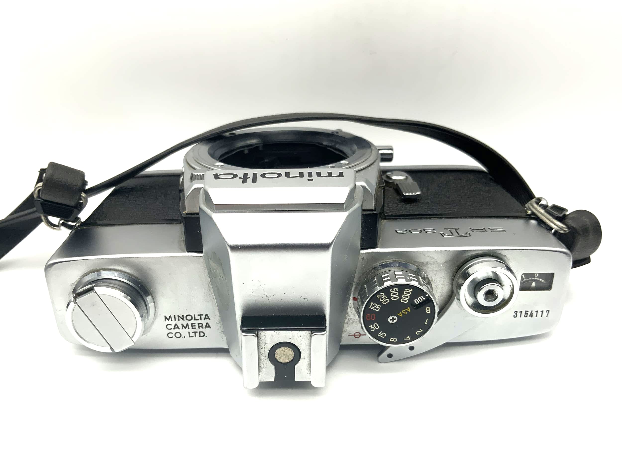 Minolta SRT 303 35mm Spiegelreflexkamera SLR analog clc Body (Minolta MD)