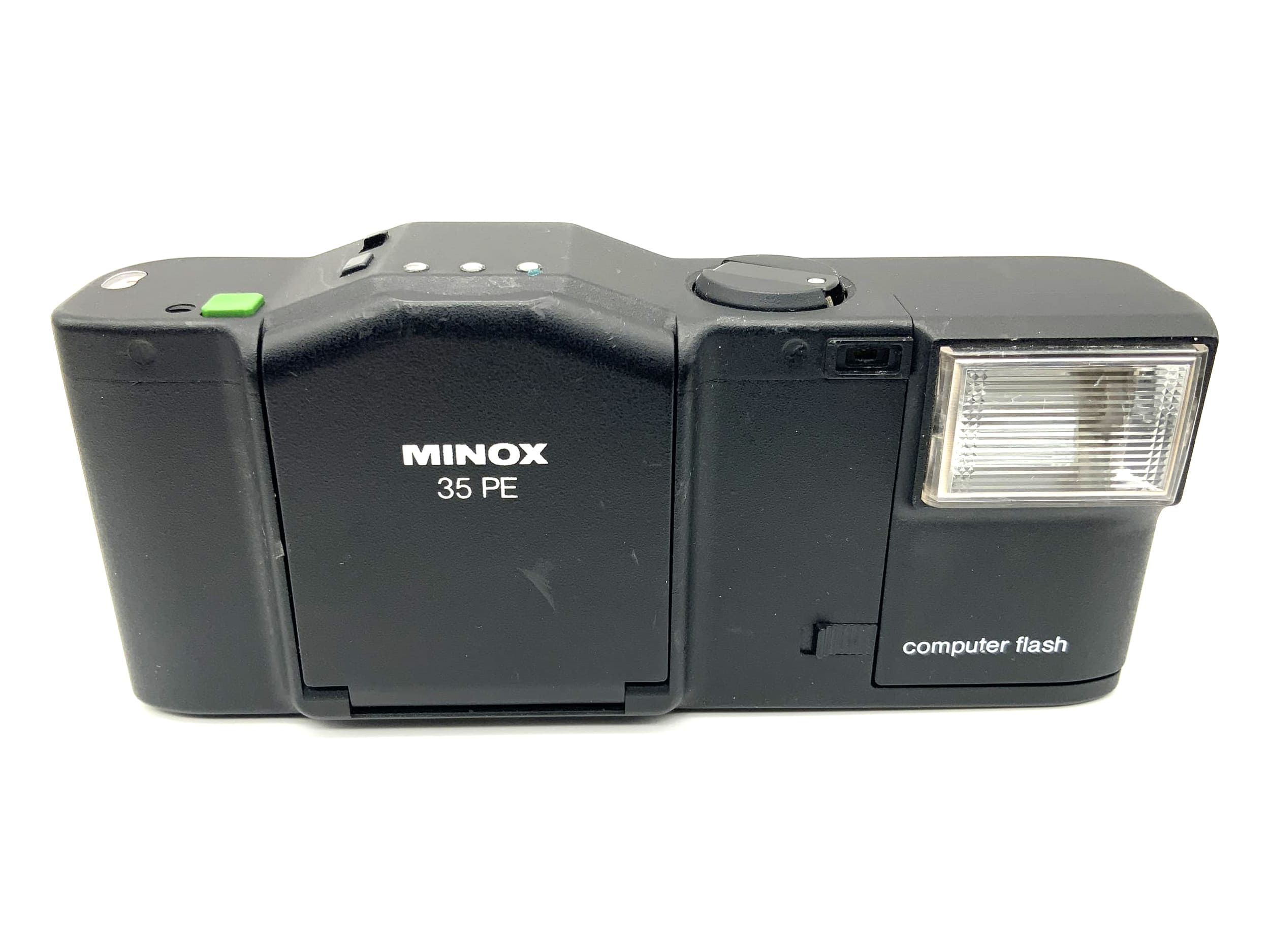 Minox 35 PE Sucherkamera mit Color-Minotar 1:2.8/35mm & computer flash Blitz