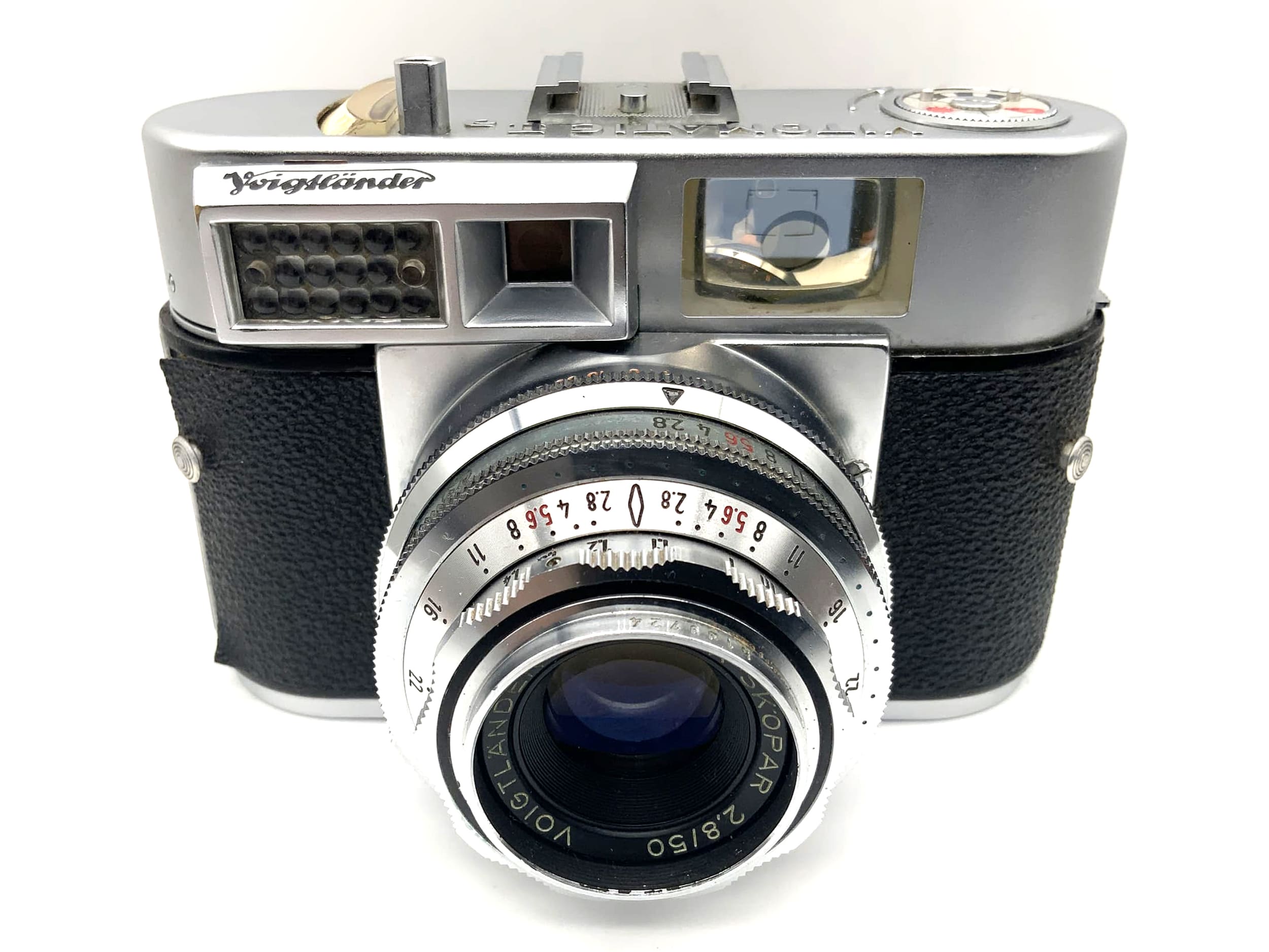 Voigtländer Vitomatic IIa Messsucherkamera mit Color-Skopar 2.8/50 Prontor SLK-V