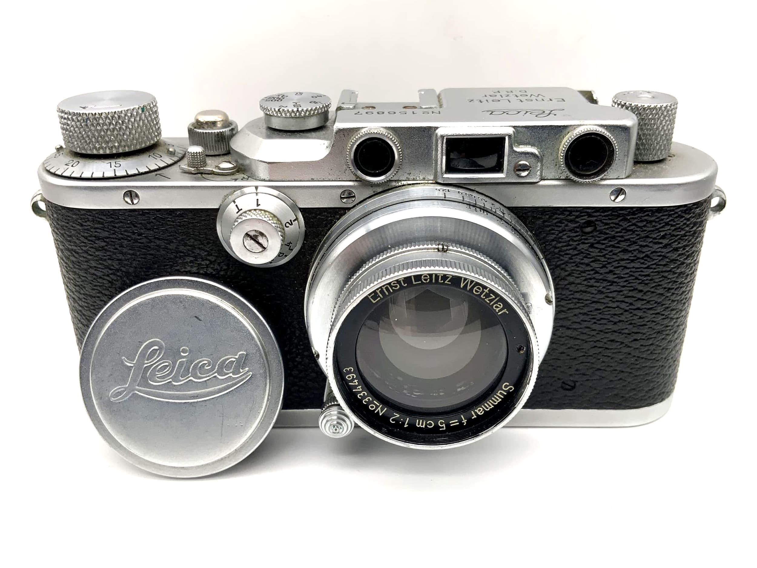 Leitz Leica III 1935 Sucherkamera mit Summar 5cm 1:2 50mm Leica 3 No. 156897