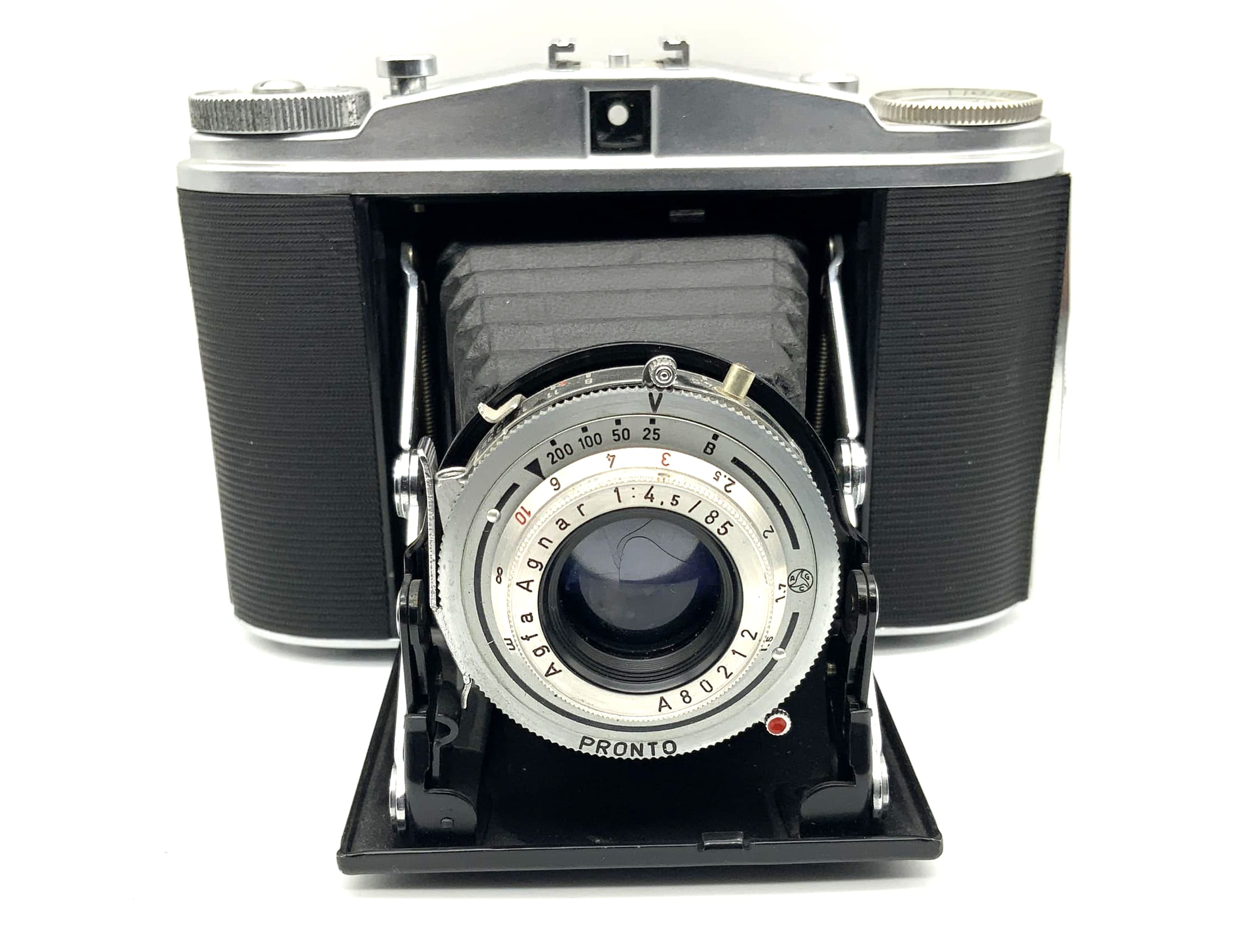 Agfa Isolette II Klappkamera mit Agnar 1:4.5/85 Pronto 6x6 Mittelformat