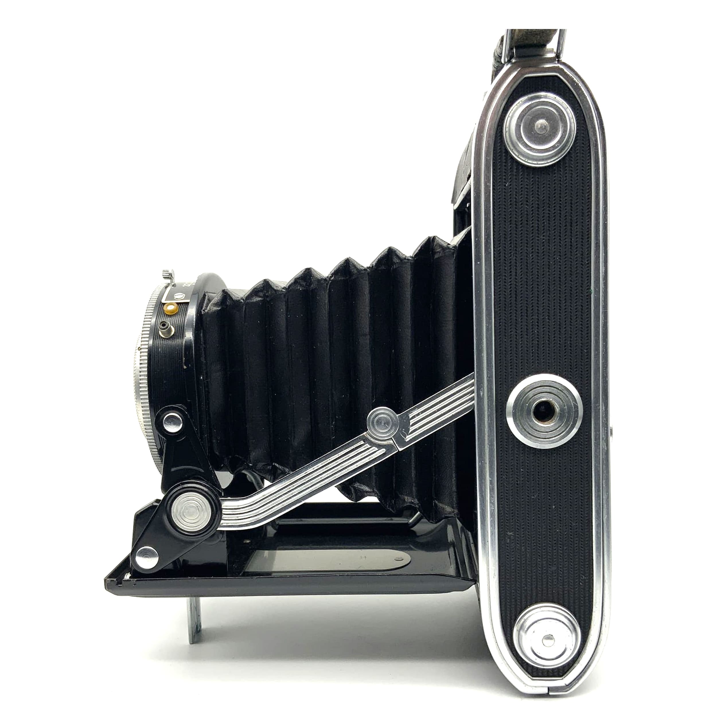 Agfa Record I Klappkamera mit Agnar 1:4.5/105 Pronto Analogkamera