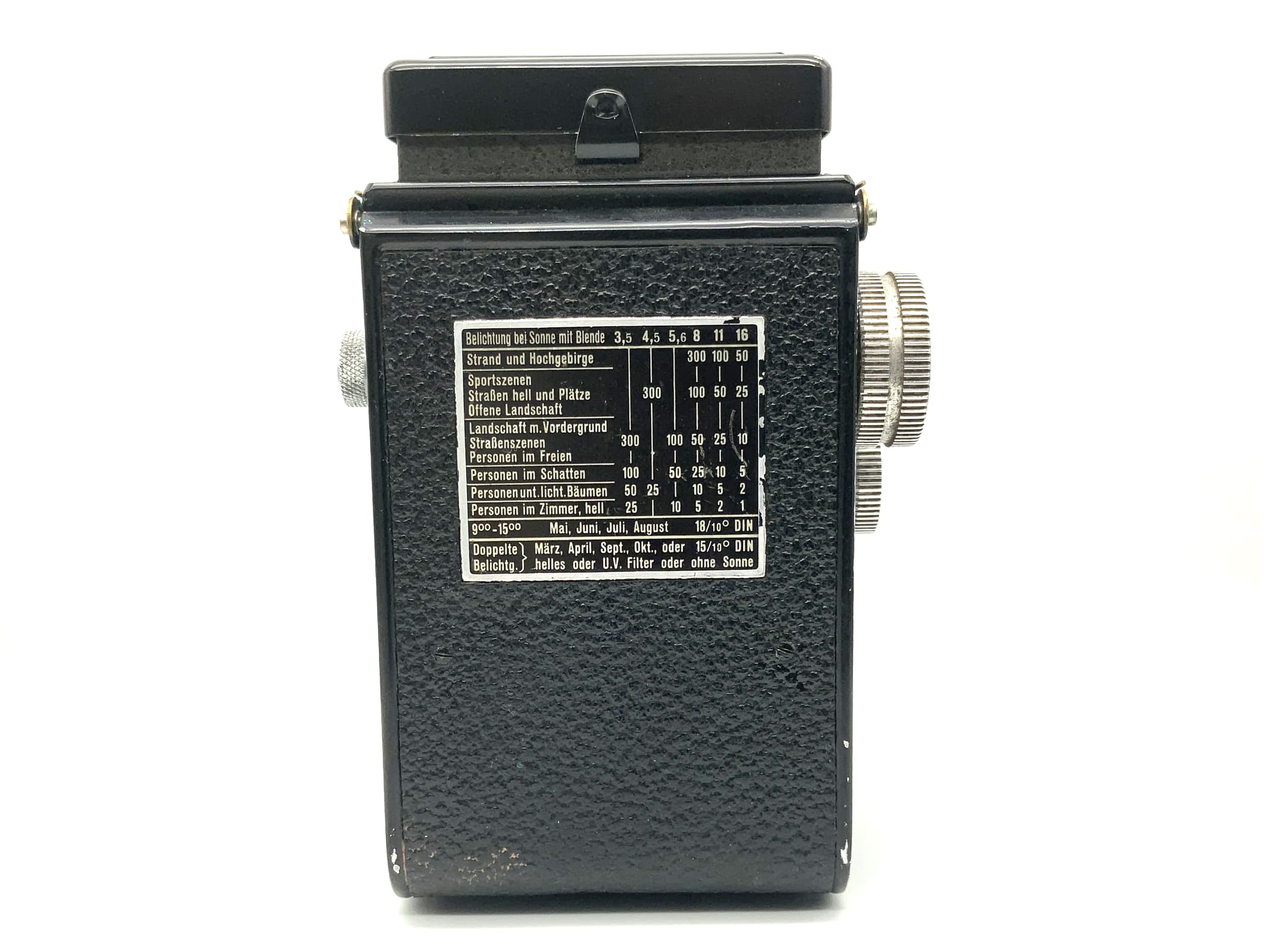 Rollei Rolleicord II TLR mit Carl Zeiss Triotar 1:3.5 f=7,5cm Compur 6x6 F&H