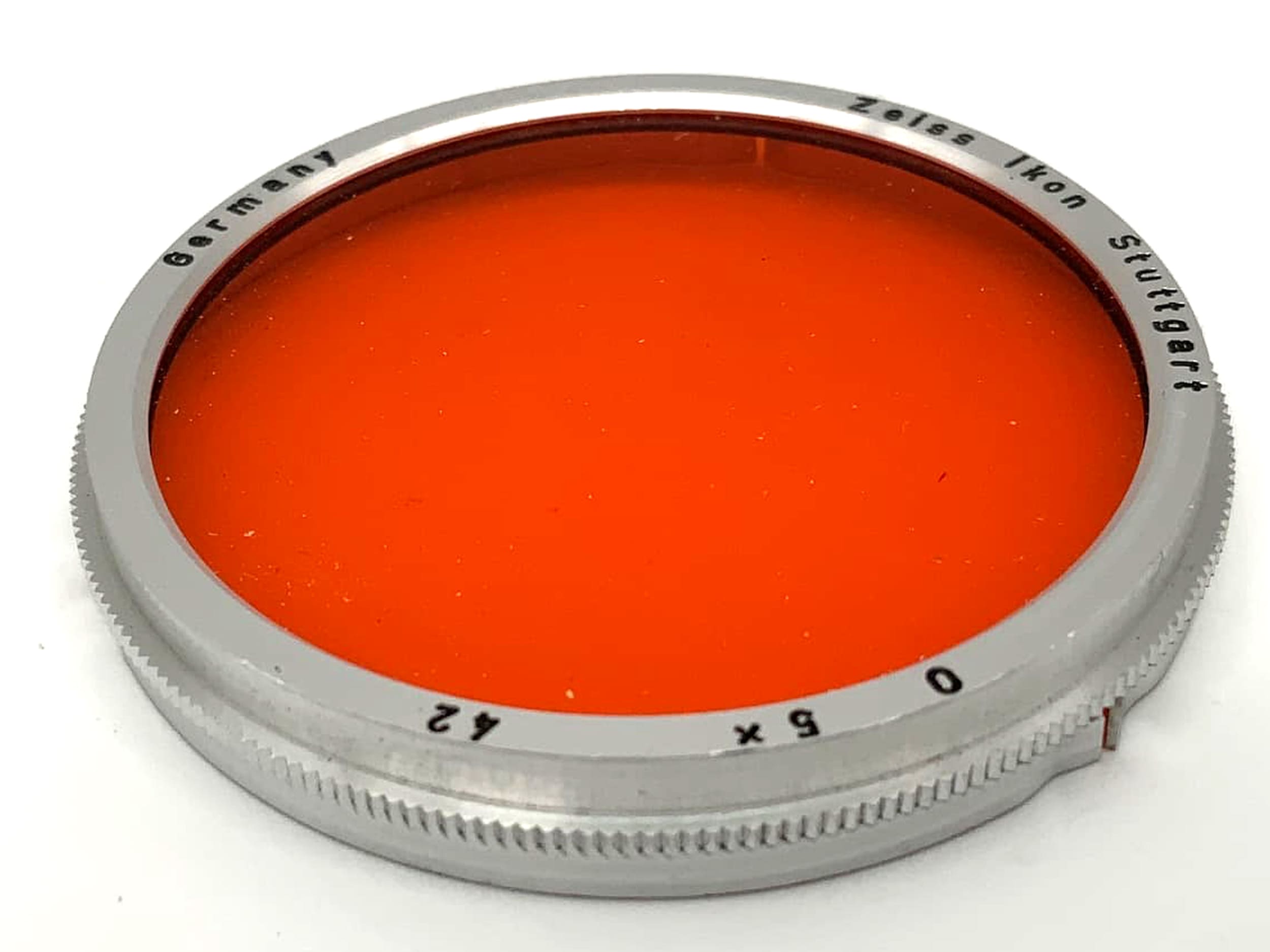 Zeiss Ikon Farbfilter 42mm Orange 5x O colorfilter Steckfilter Slip On