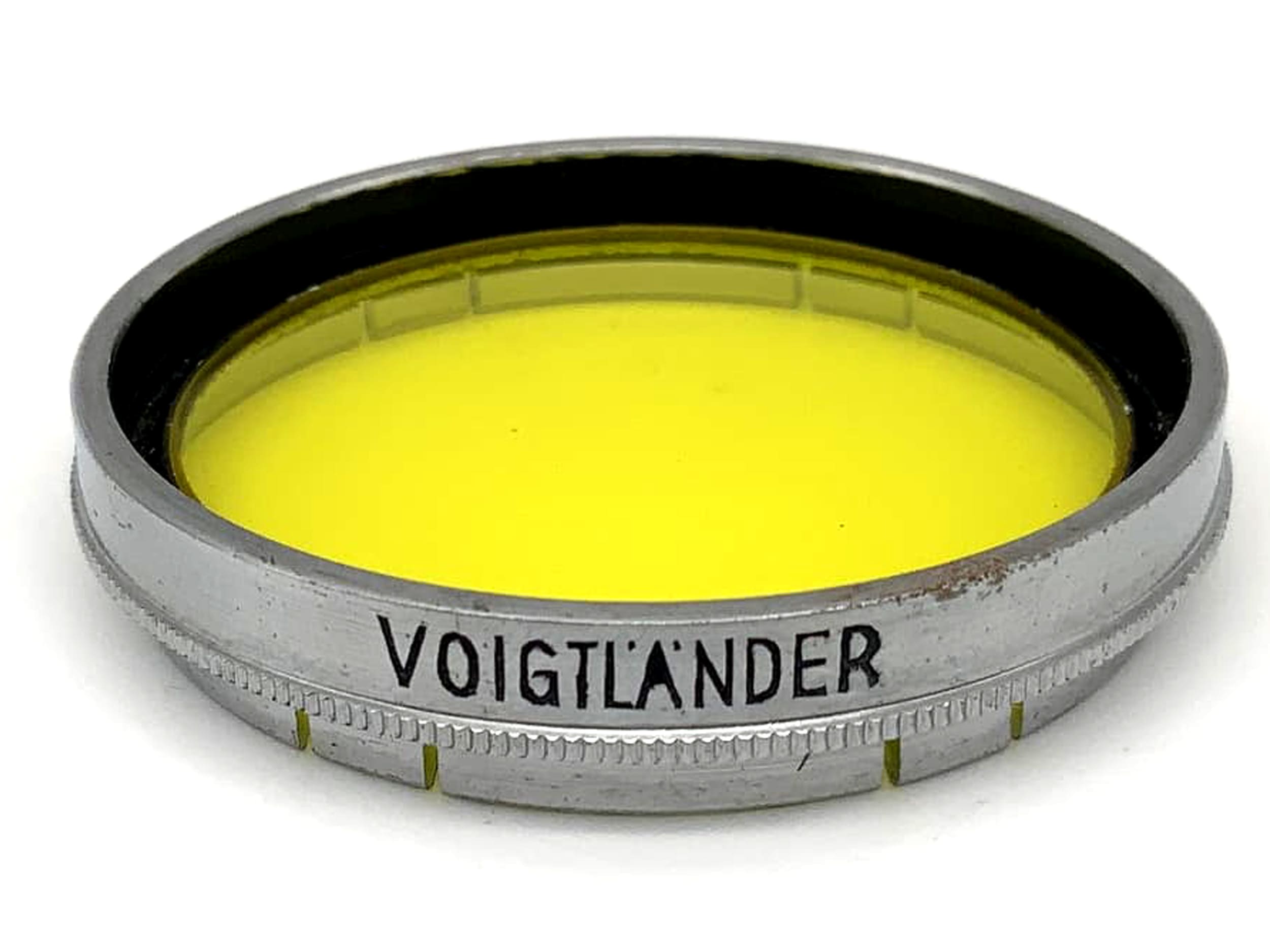 Voigtländer Farbfilter 37mm Gelb Yellow colorfilter 302/37 Steckfilter Slip On