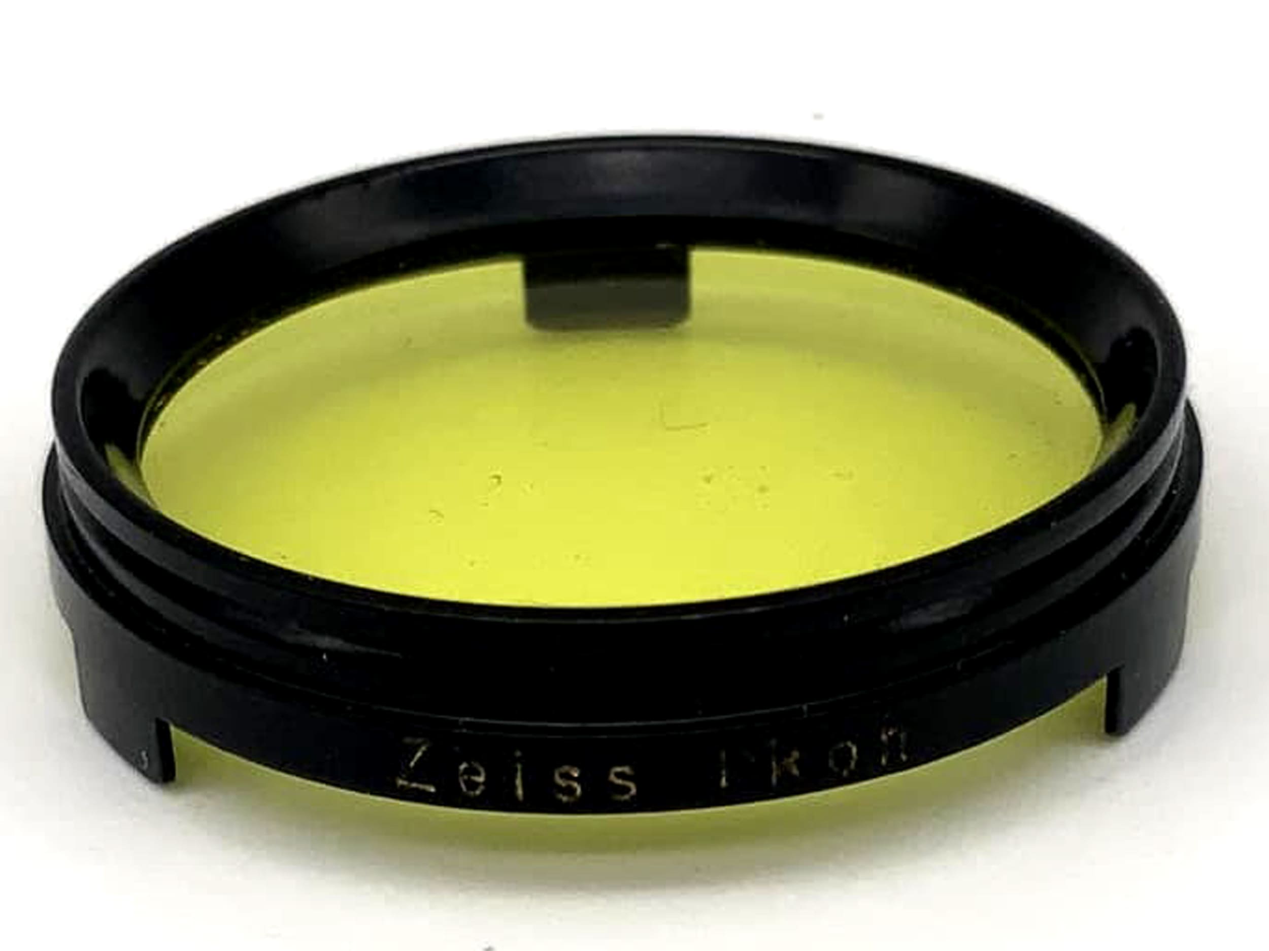 Zeiss Ikon Farbfilter 32mm 350/1 Gelb Yellow colorfilter G1 Steckfilter Slip On