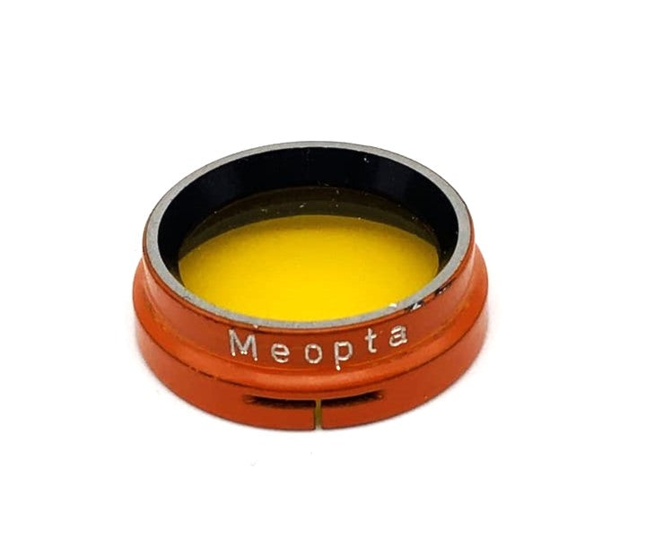 Meopta Farbfilter 18mm G3 Gelb yellow colorfilter Steckfilter Slip On