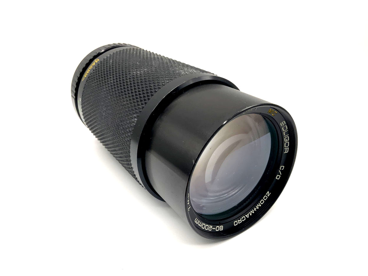 Soligor 80-200mm 1:4.5 Objektiv C/D Zoom+Macro MC Kamera Linse (Rollei QBM)