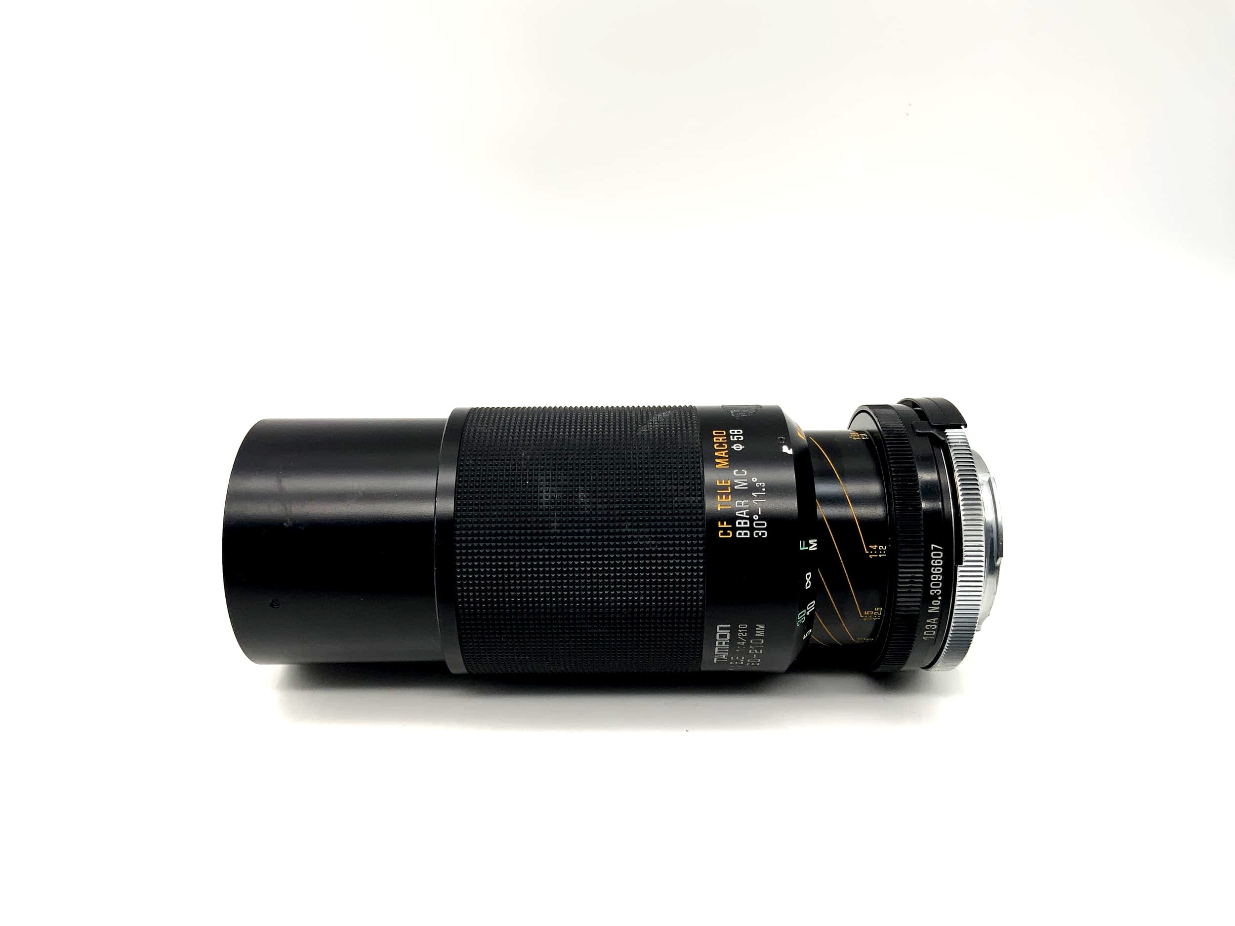 Tamron 80-210mm 1:3.8/4 Objektiv Adaptall CF Tele Macro BBAR MC (Rollei QBM)