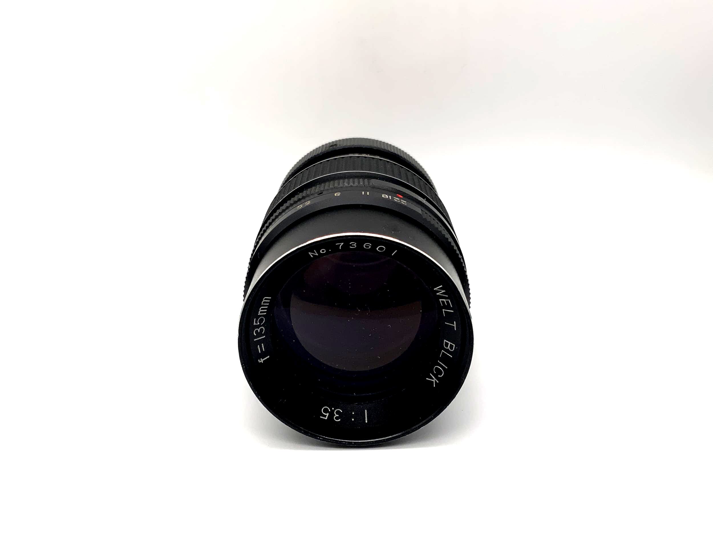 Weltblick 135mm 1:3.5 Objektiv Kamera Camera Lens (Konica AR)